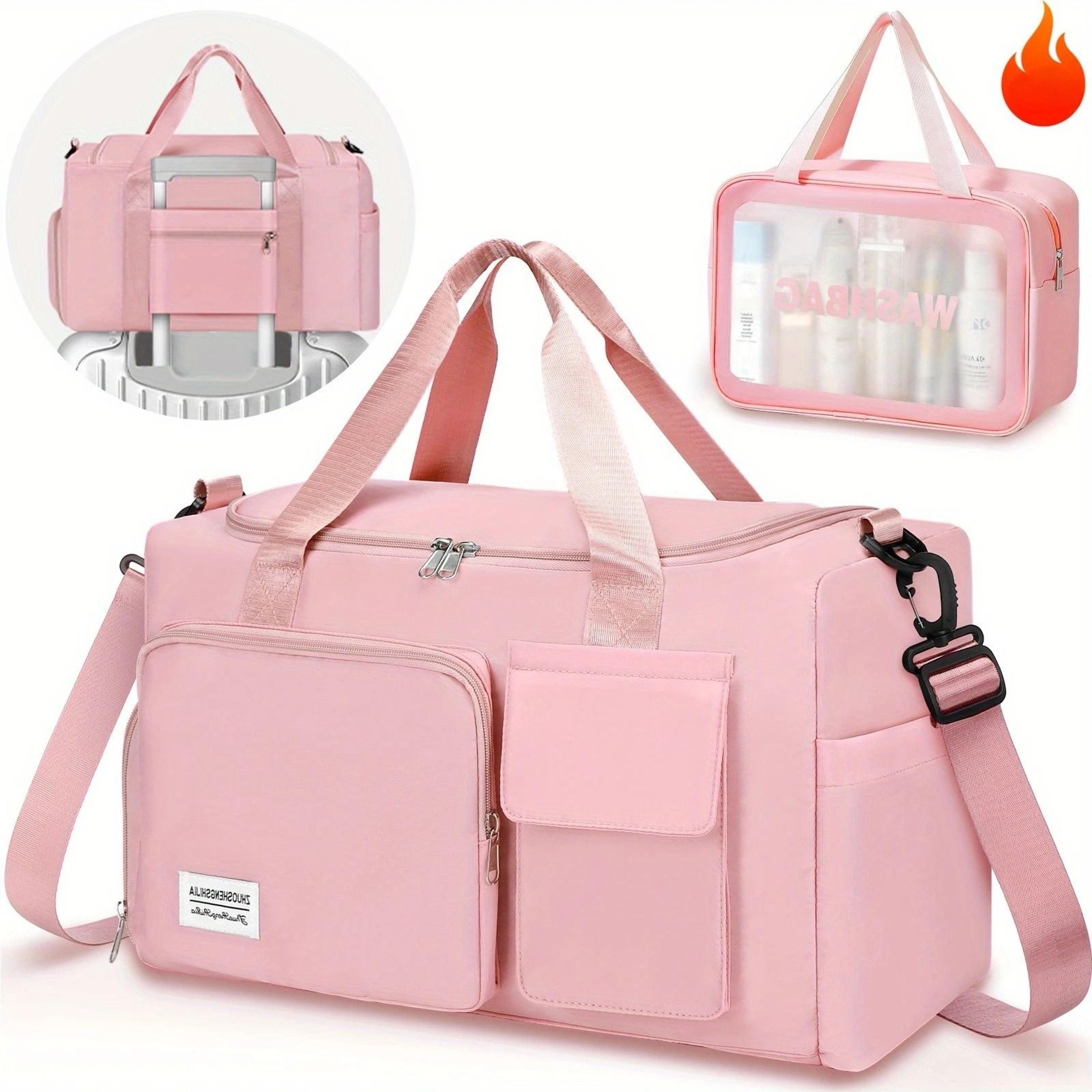 waterproof fitness sports duffle bag weekender gym travel bag with dry & wet separation