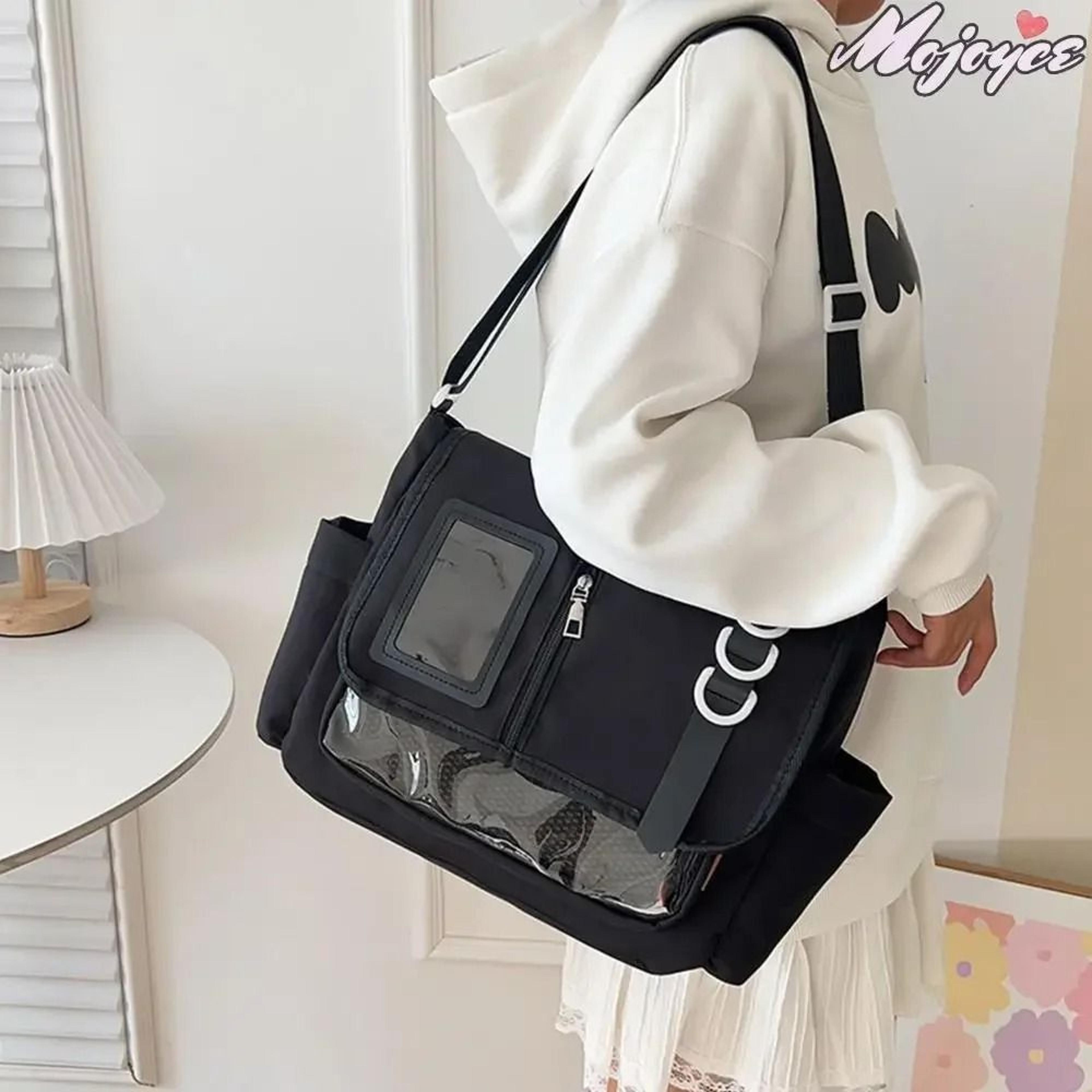 Y2K Japanese Transparent Itabag Lightweight Crossbody  School Shoulder Bag 2