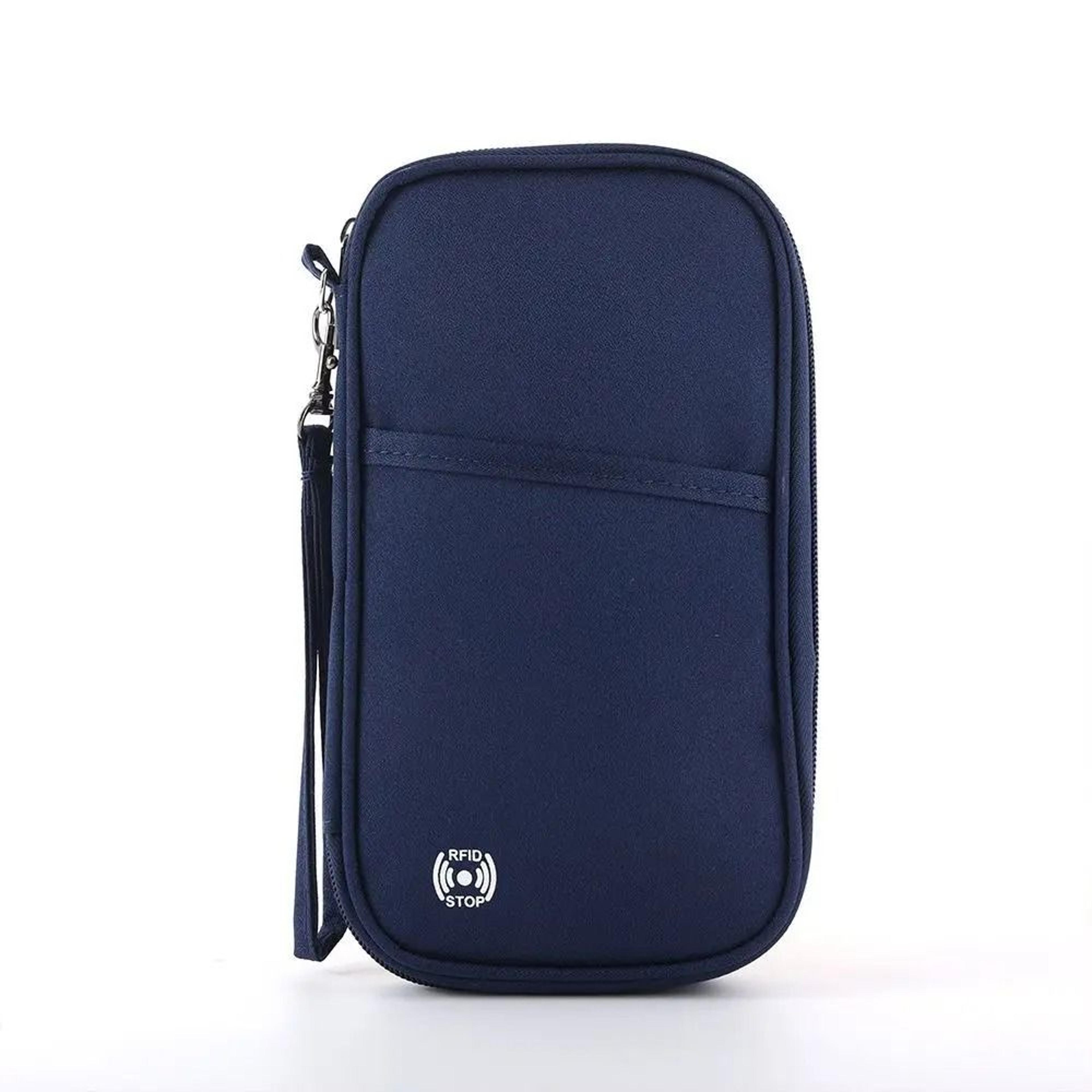 RFID Blocking Family Passport Holder Wallet  Travel Document Organizer Case 8