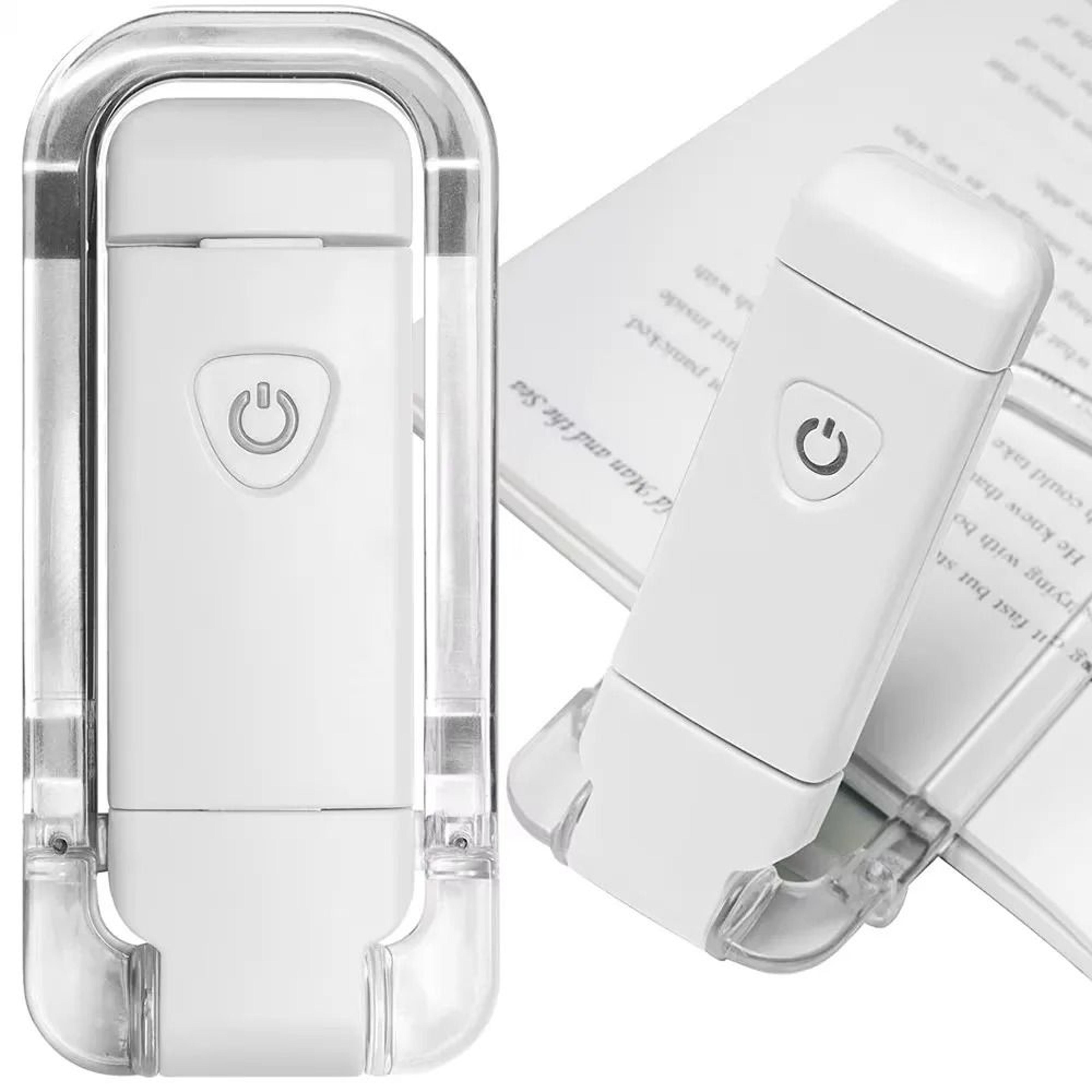 Premium USB Rechargeable LED ClipOn Reading Light  Dimmable EyeCare Night Lamp For Books EReaders   6