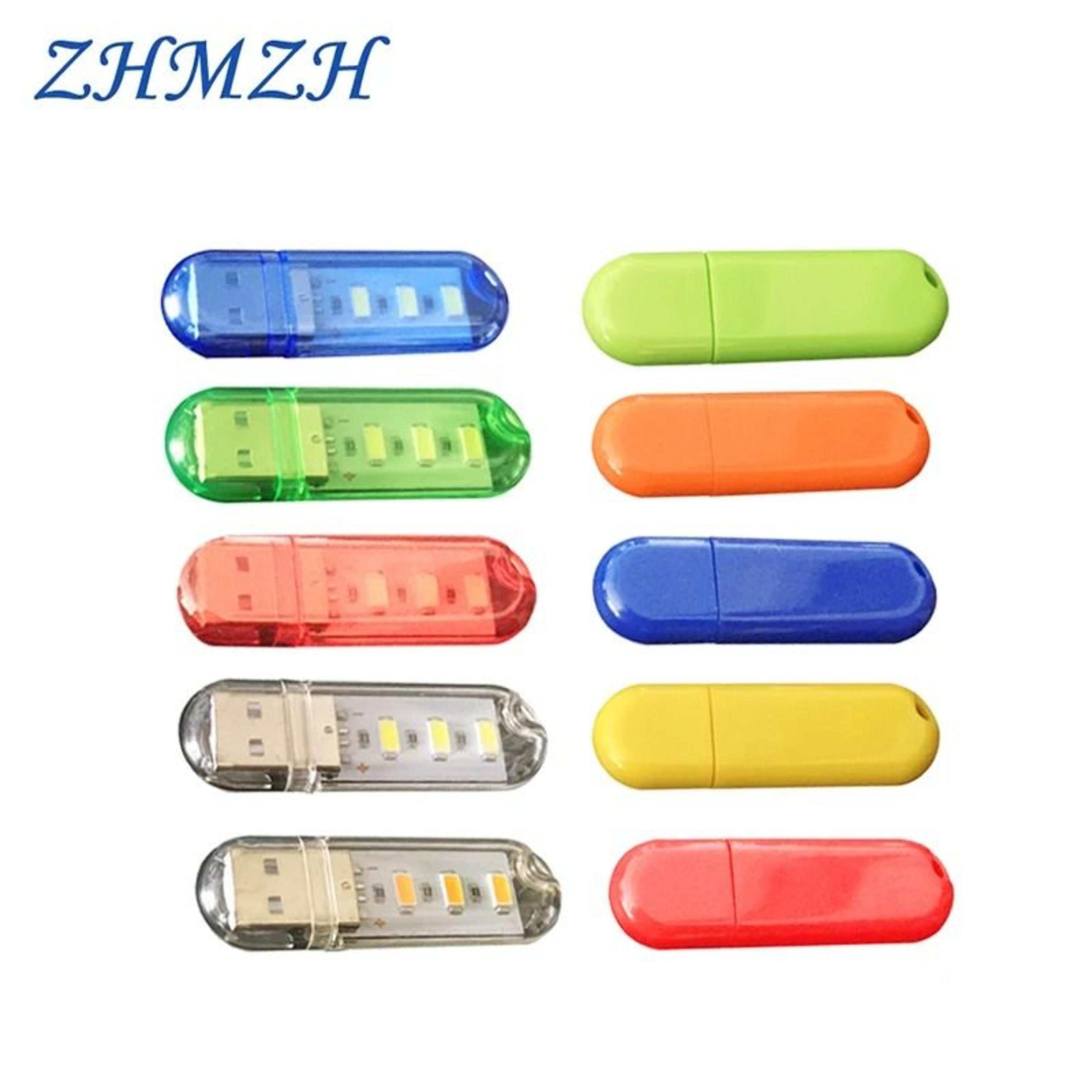 Mini USB UDisk 3LED Reading Light Portable Night Lamp For Laptop  Power Bank 0