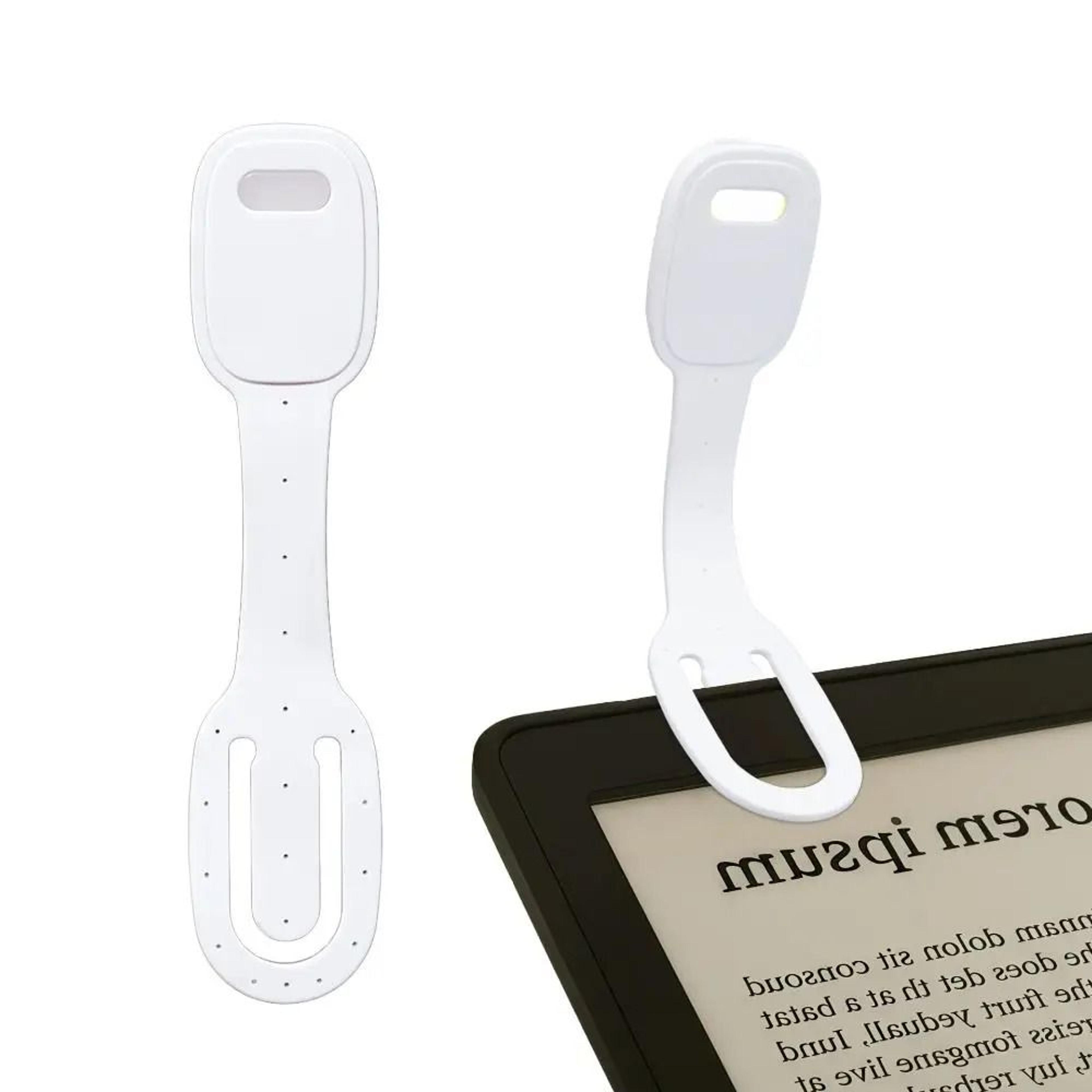 2-in-1 clip-on book light & ultra-thin bookmark lamp rechargeable dimmable reading light