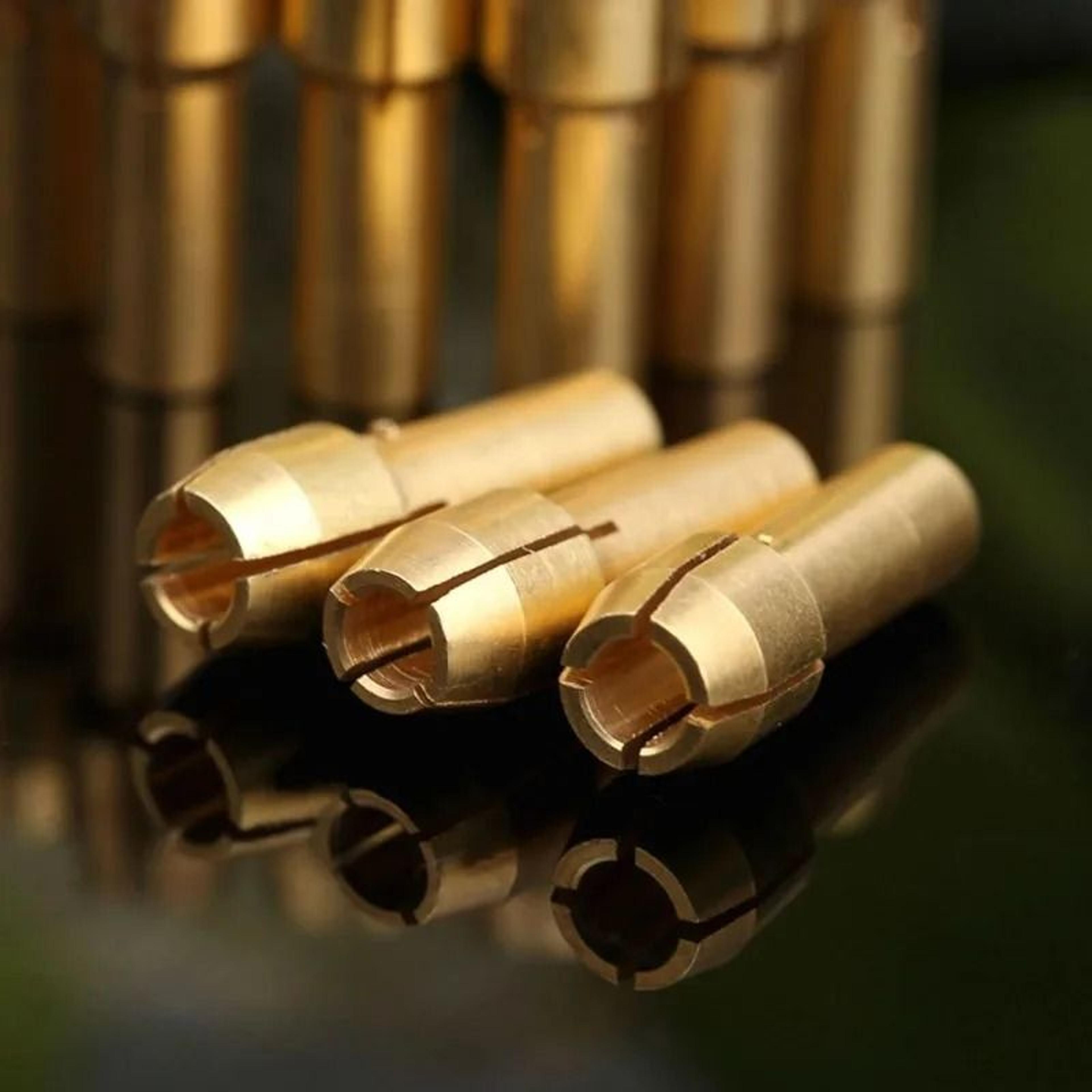 Mini Brass Drill Chuck Collet Set For Electric Motor Shaft Micro Twist Drill Bit Adapter 4