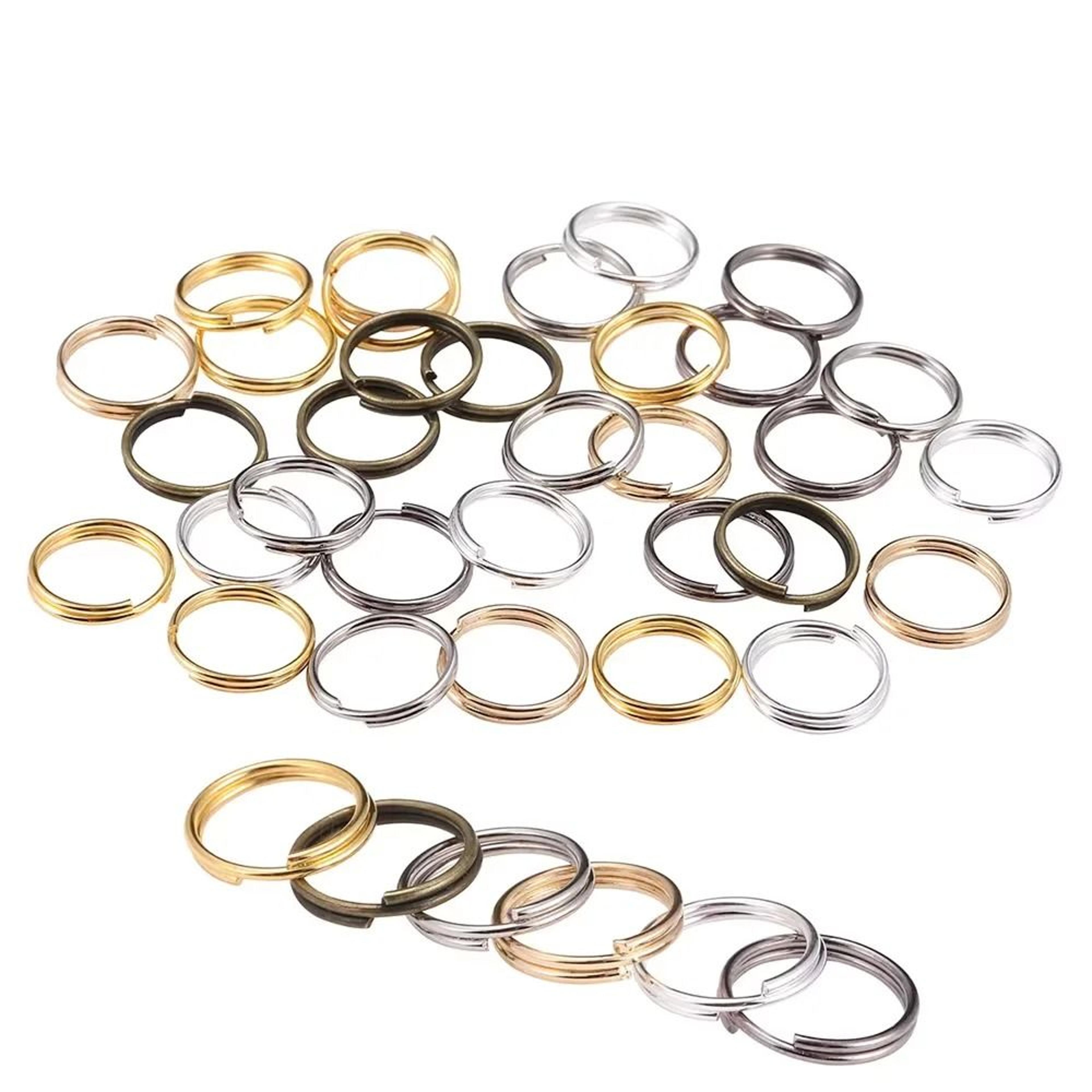Double Loop Split Jump Rings Connectors For DIY Jewelry Making 420mm 0