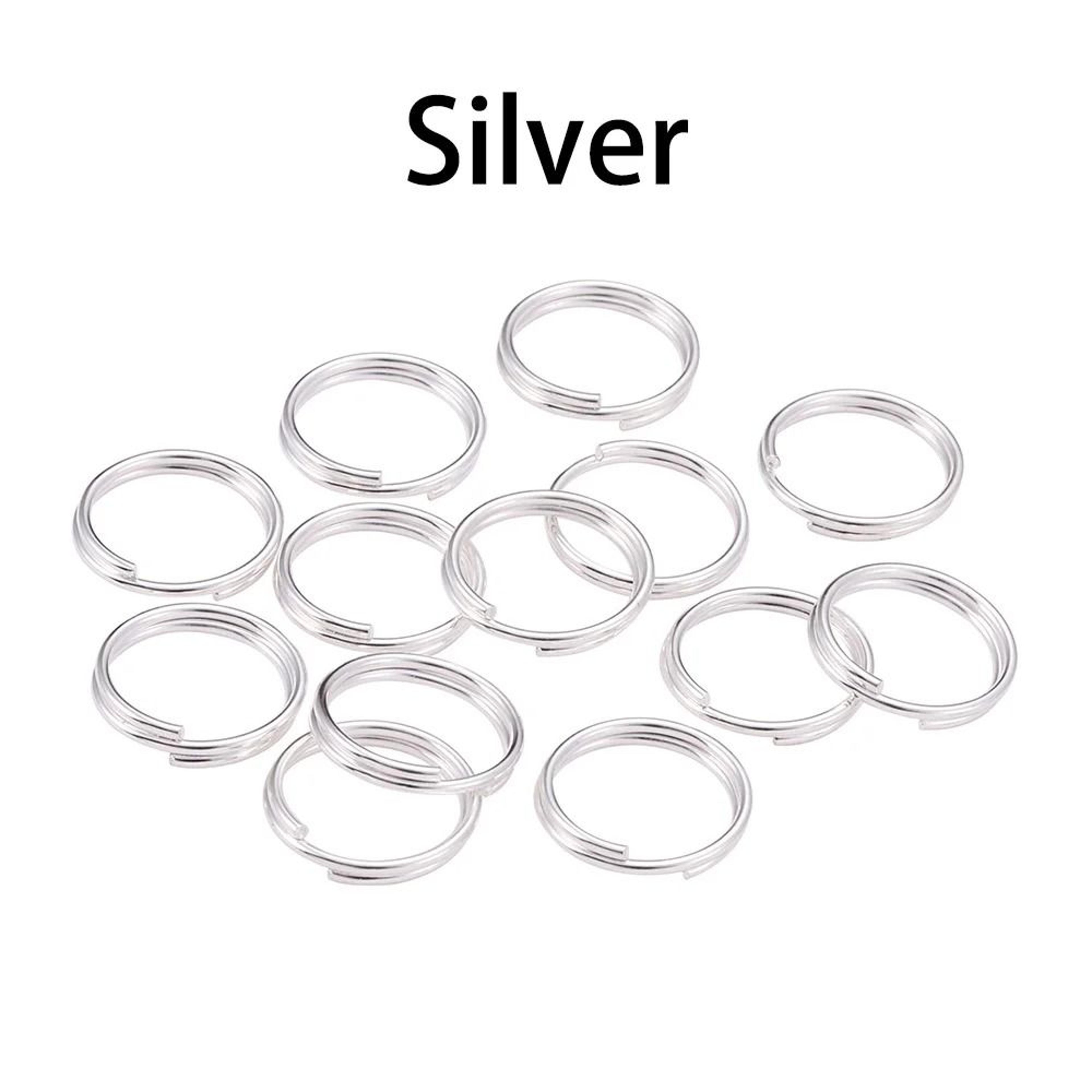 Double Loop Split Jump Rings Connectors For DIY Jewelry Making 420mm 12