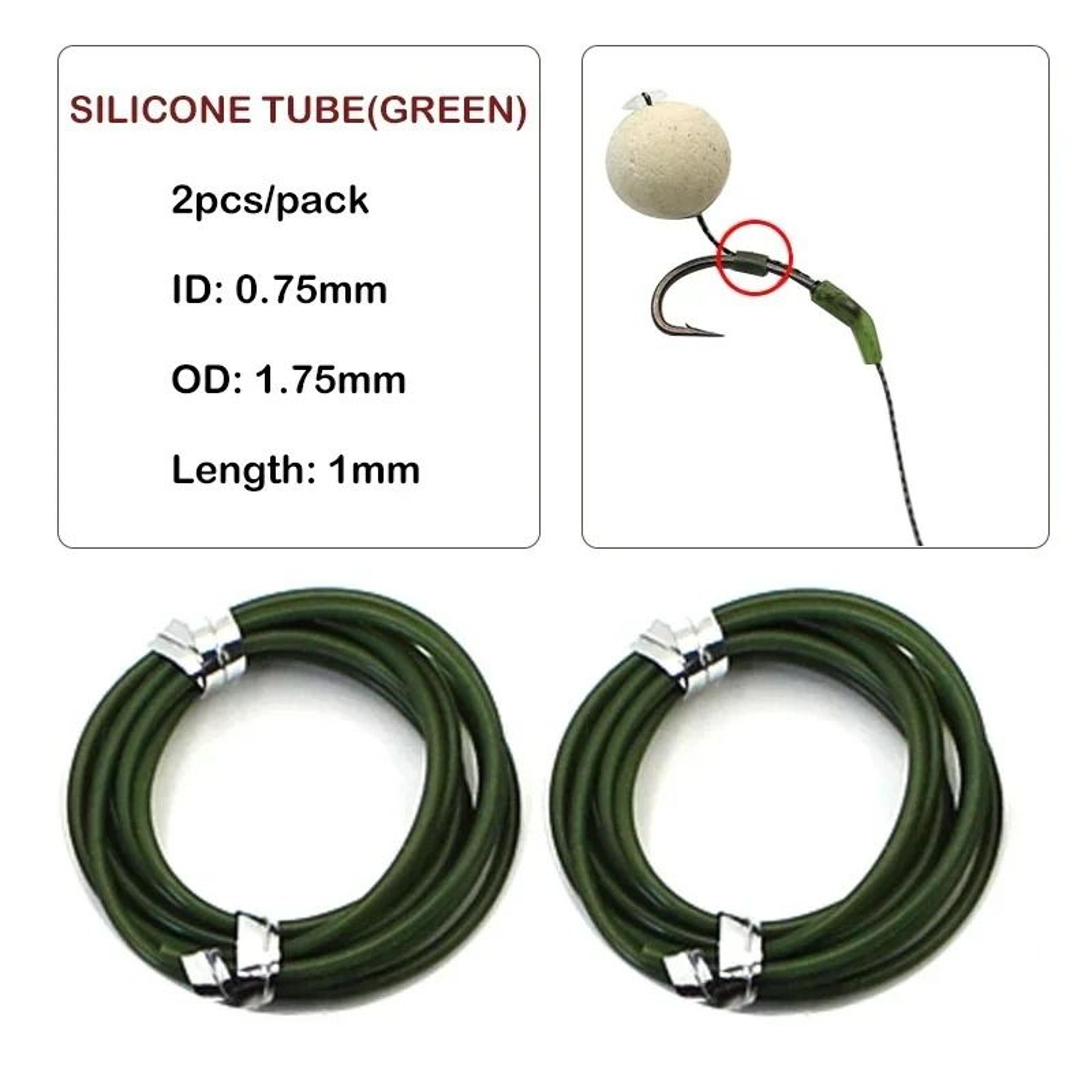30Pcs Carp Fishing Hook Kickers D Rig Aligner Sleeves Terminal Tackle 13