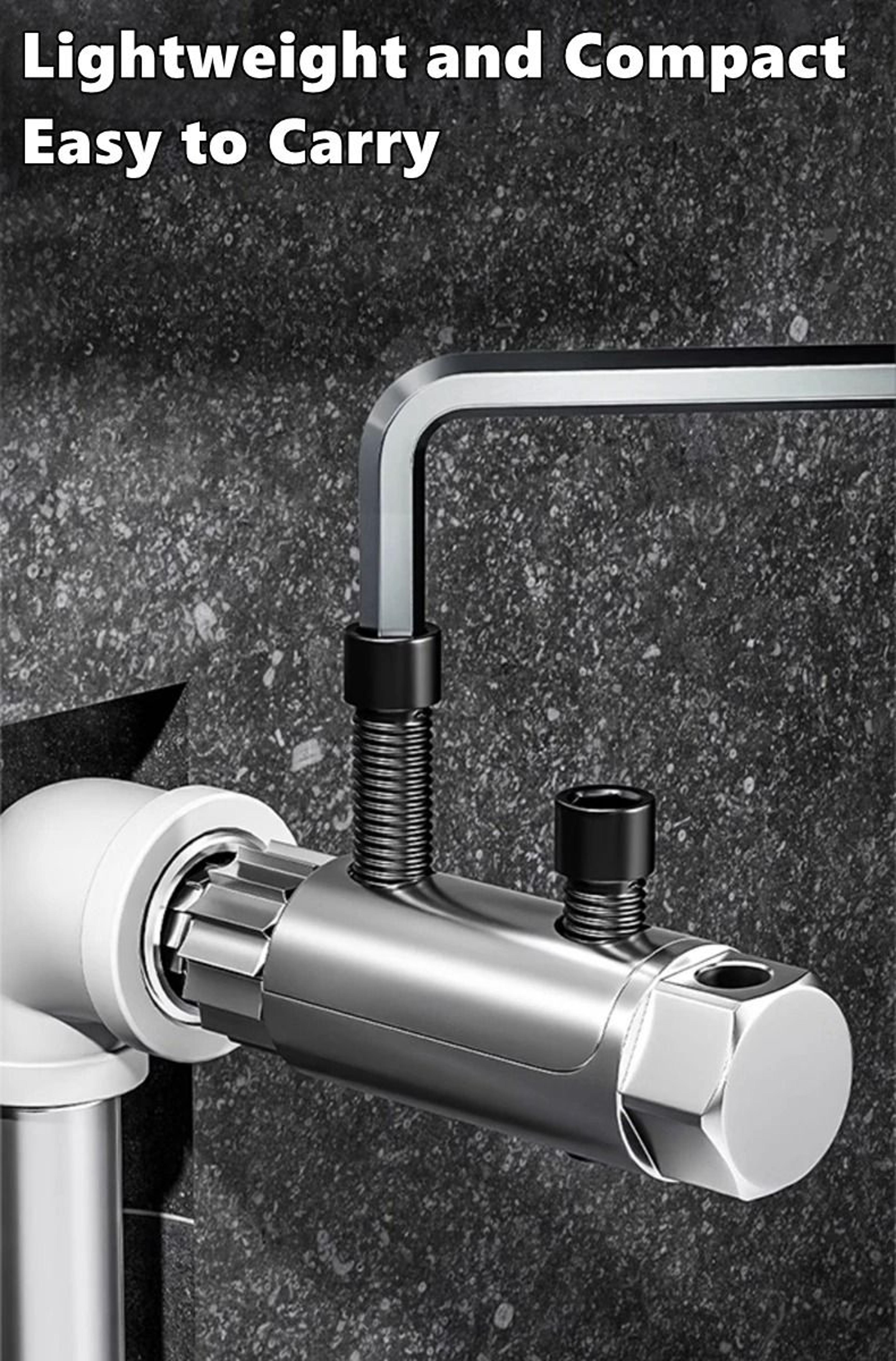 Universal Broken Water Pipe Screw Extractor Tool For 12  34 Angle Valves 0