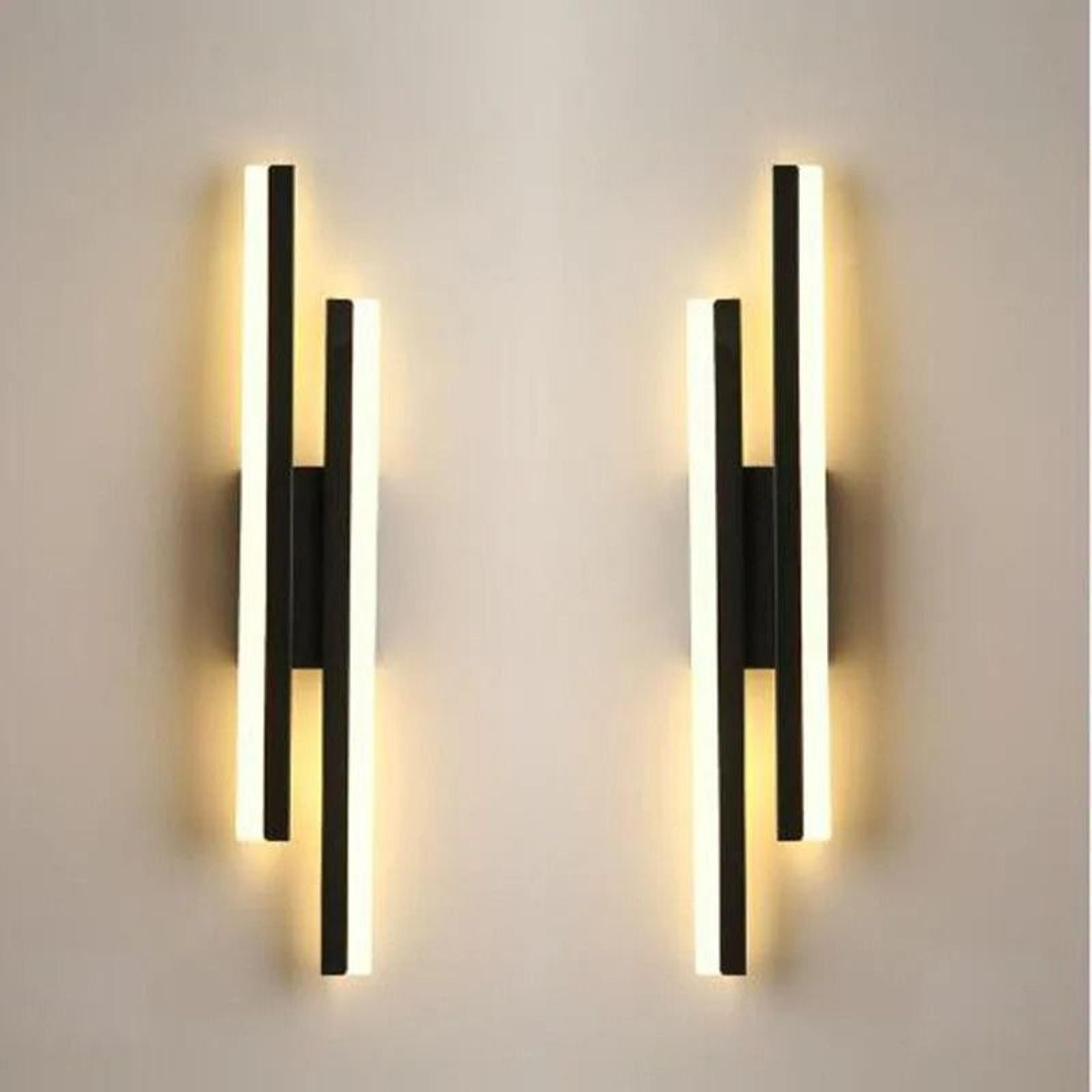 Modern Copper Pipe LED Wall Sconce Light Acrylic Shade Fixture For Bedroom 0