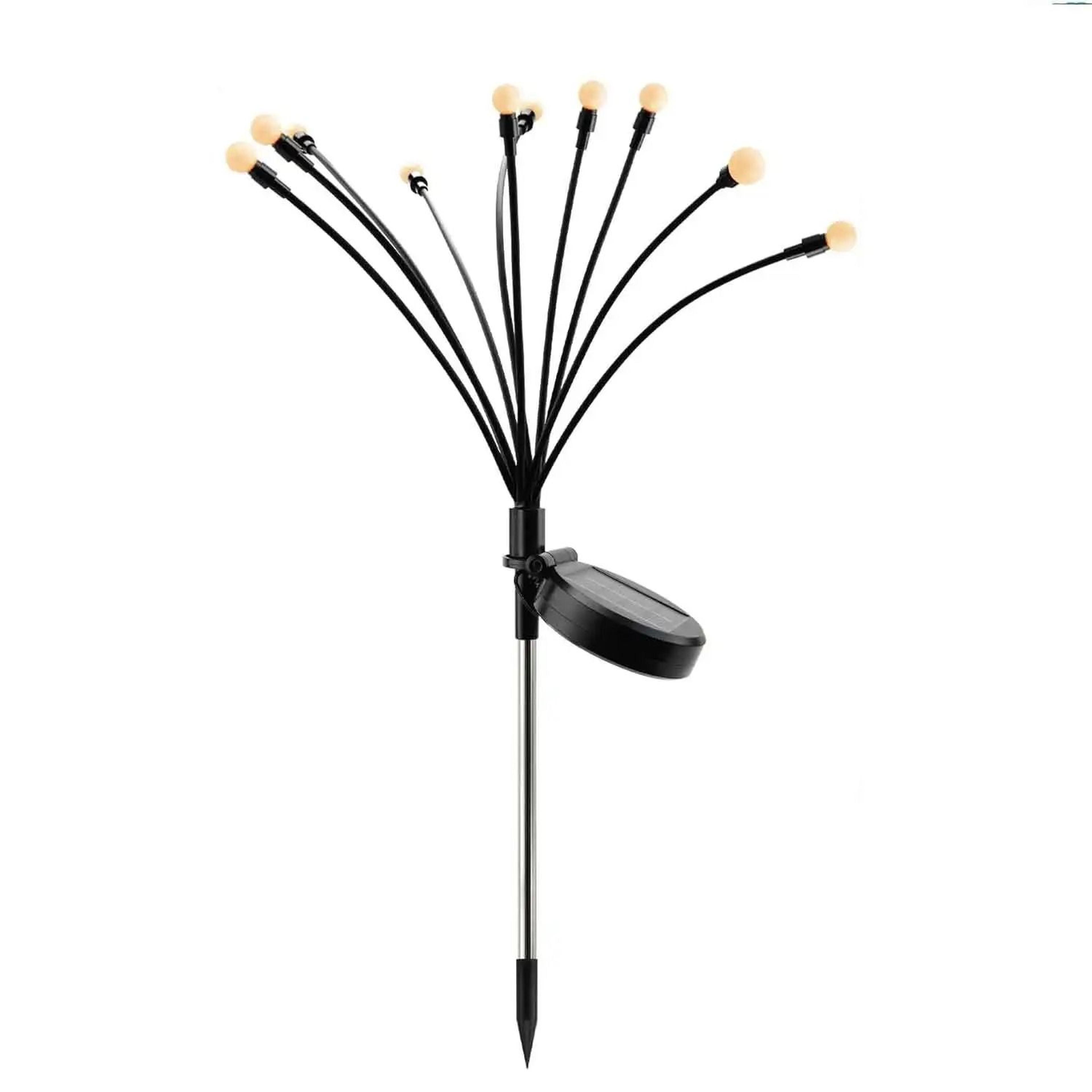 10 LED Solar Firefly Garden Lights Outdoor Waterproof Swaying Landscape Lamps 3