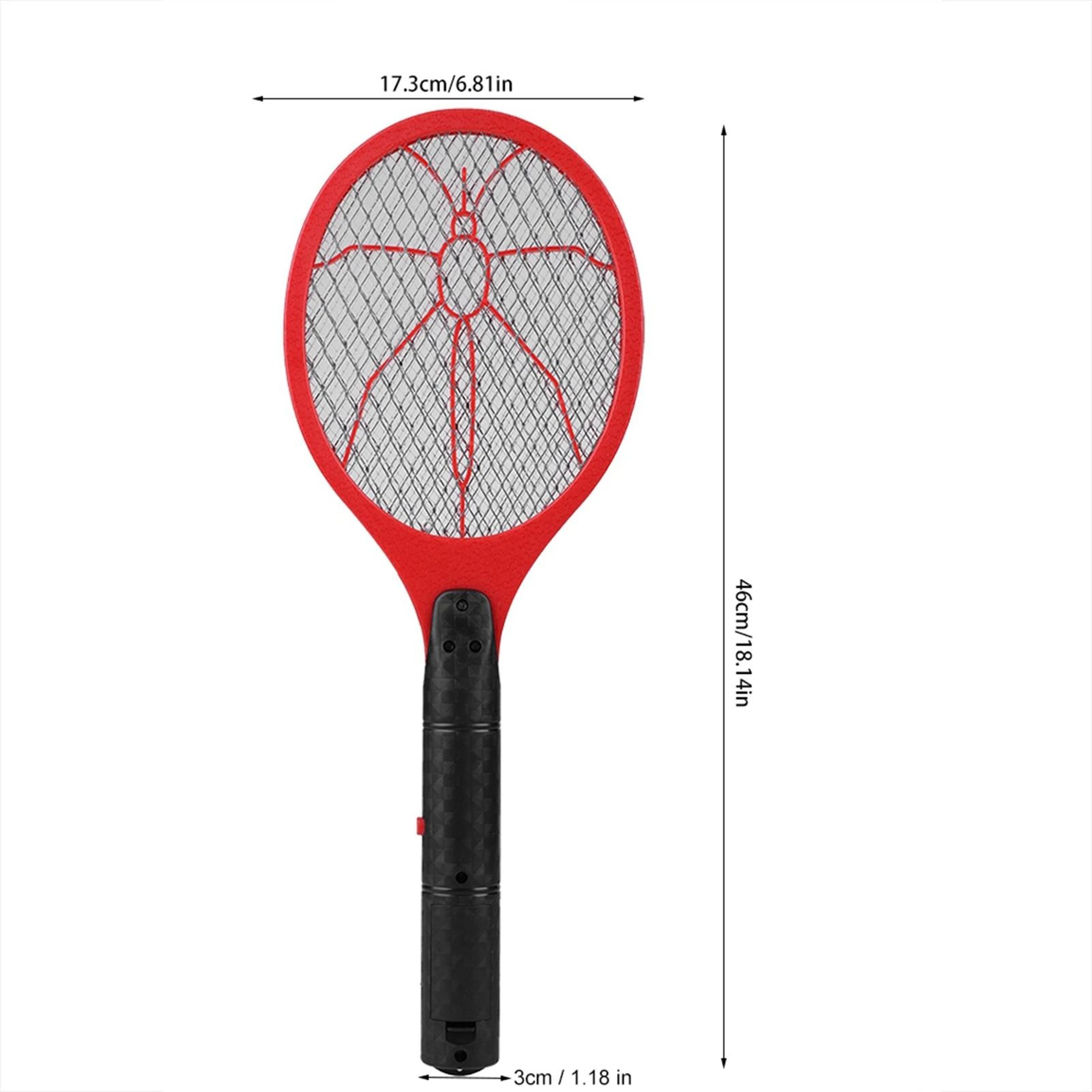 Electric Bug Swatter Cordless Handheld Fly Mosquito Zapper Racket Insect Killer 4