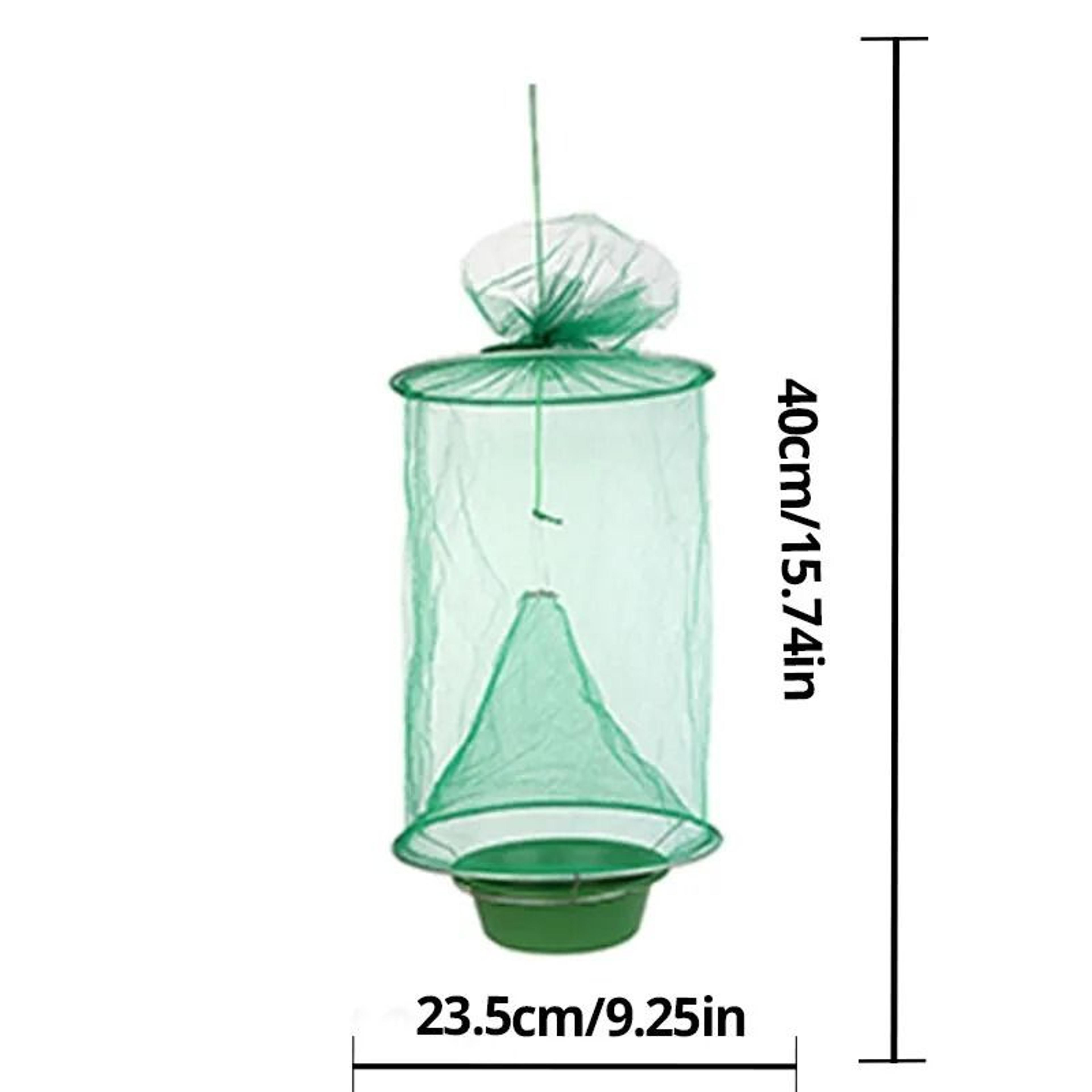 Reusable Hanging Fly Trap Net Cage Catcher Pest Control Outdoor Garden Yard 5