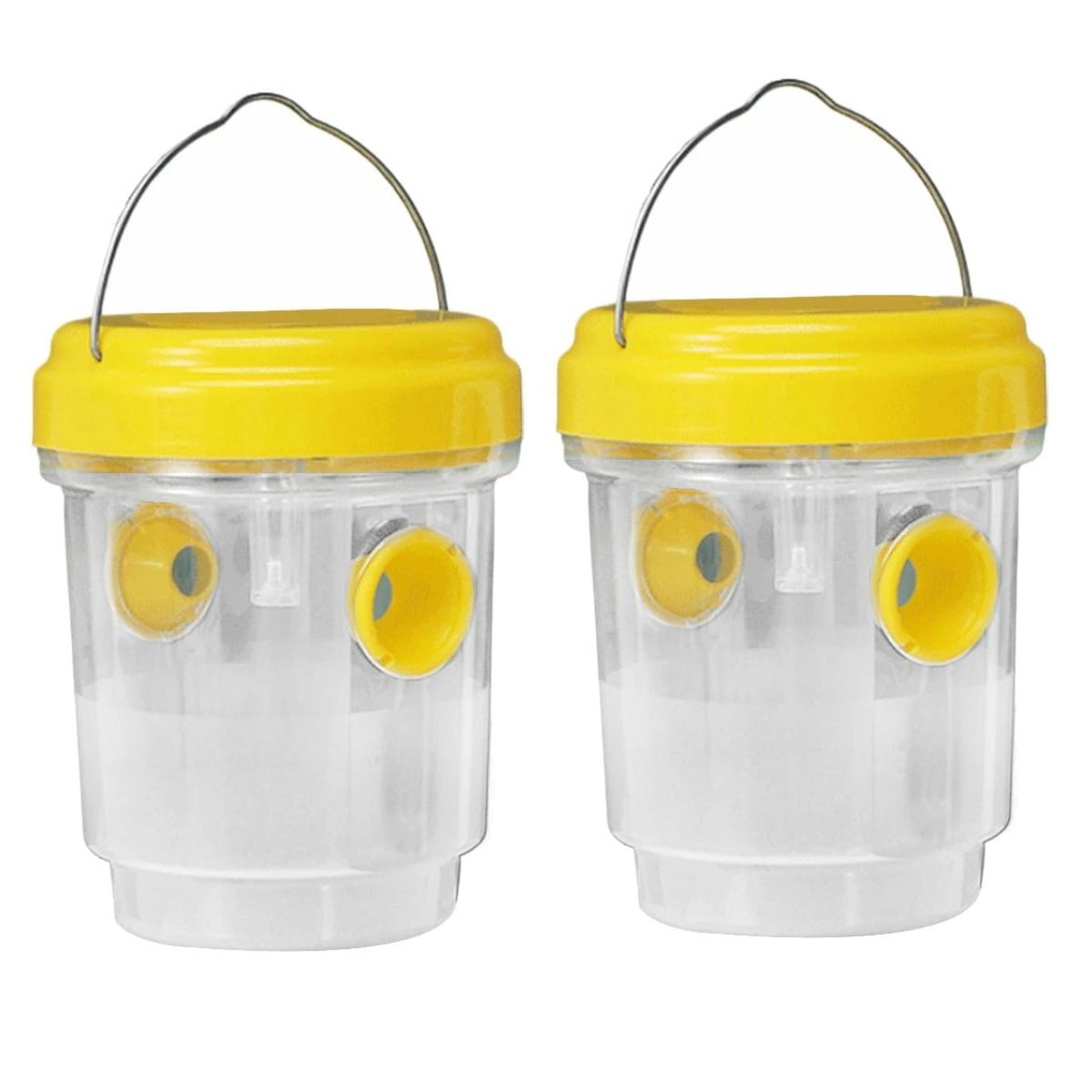 Outdoor Hanging Wasp Traps Reusable Hornet Bee Catcher Trap Garden Yard 9