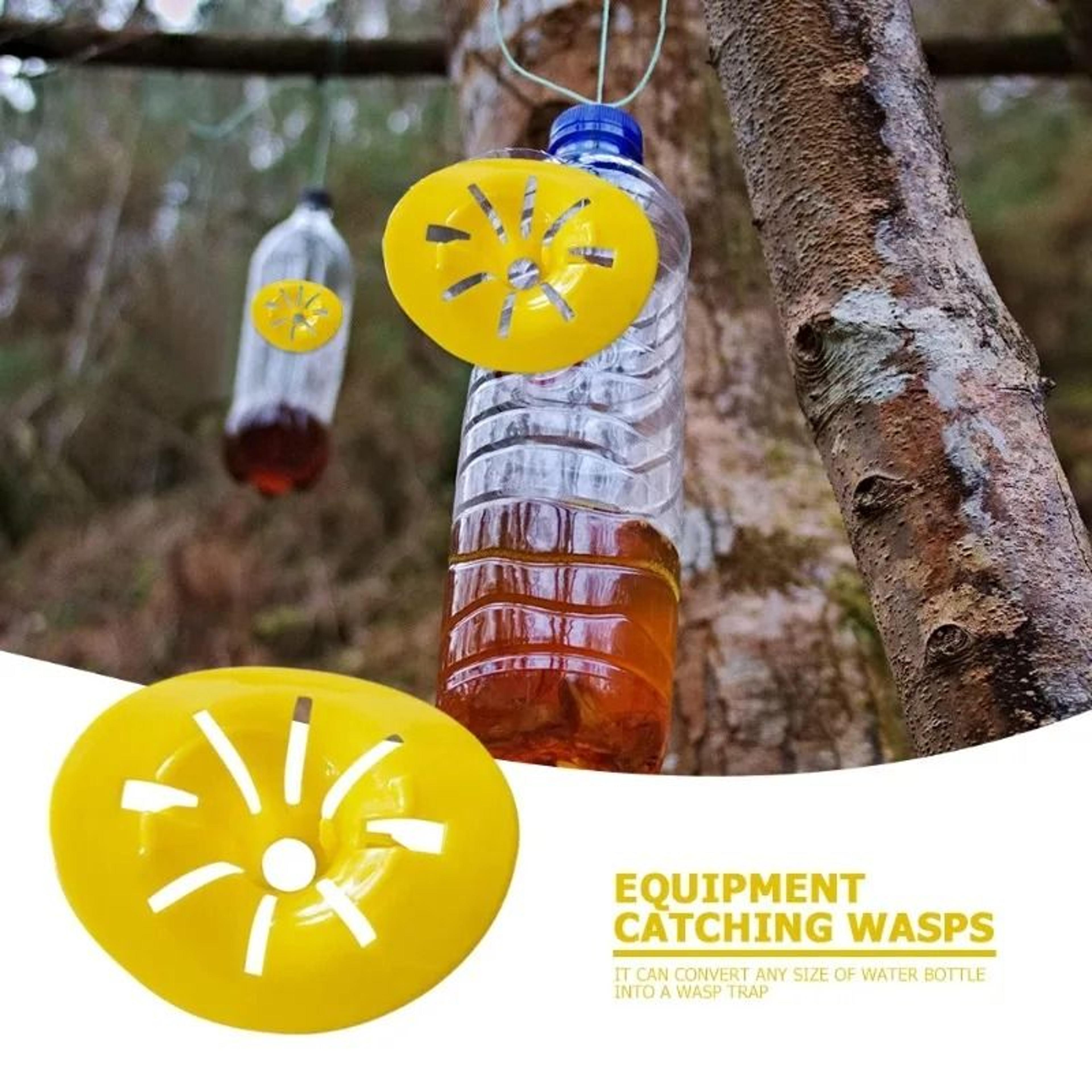 Plastic Wasp Trap Funnel Insert Fruit Fly Bee Hornet Catcher Outdoor Garden 3