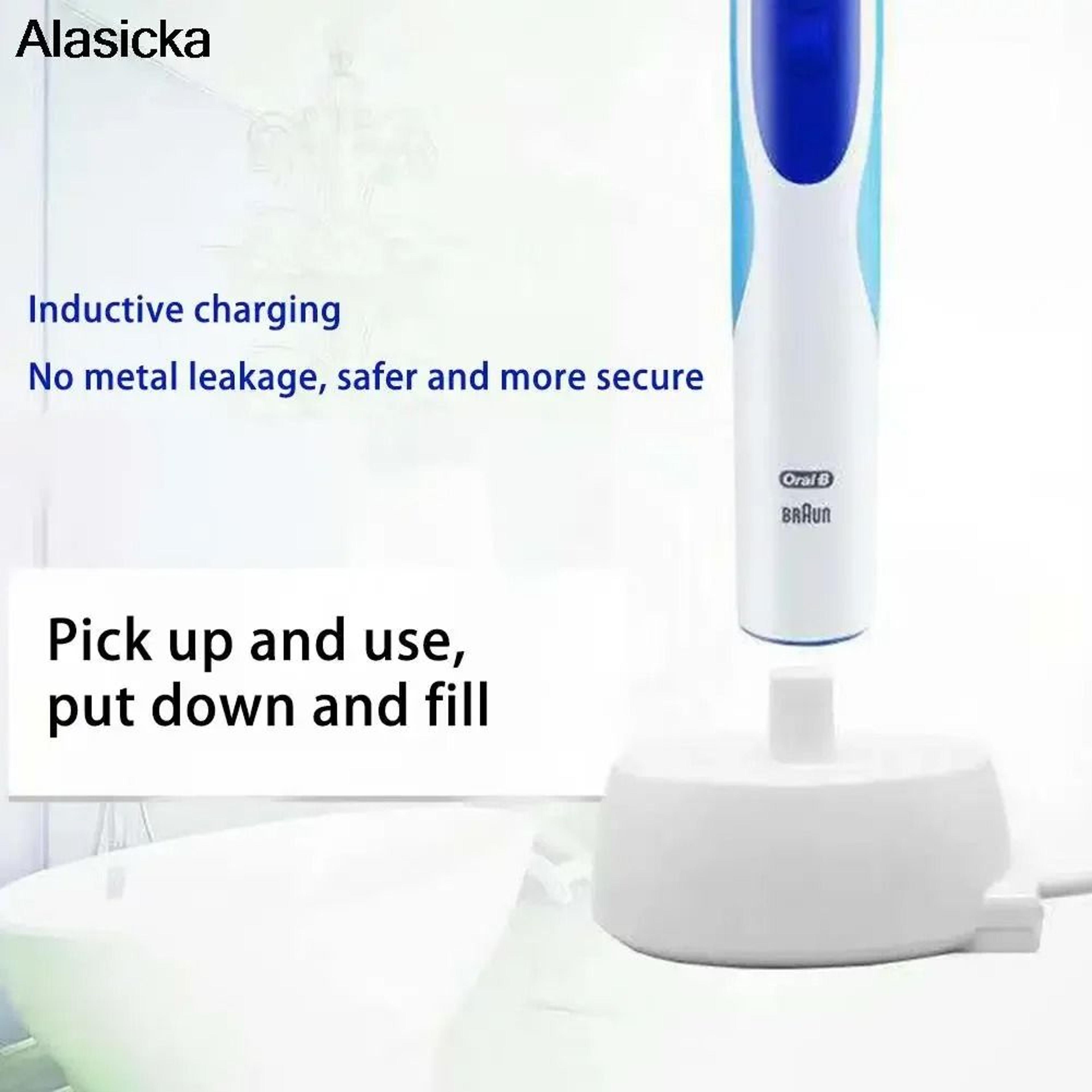 Inductive Charger Base Adapter Compatible Oral B 3757 Series D12 D20 EU US USB Plug 1