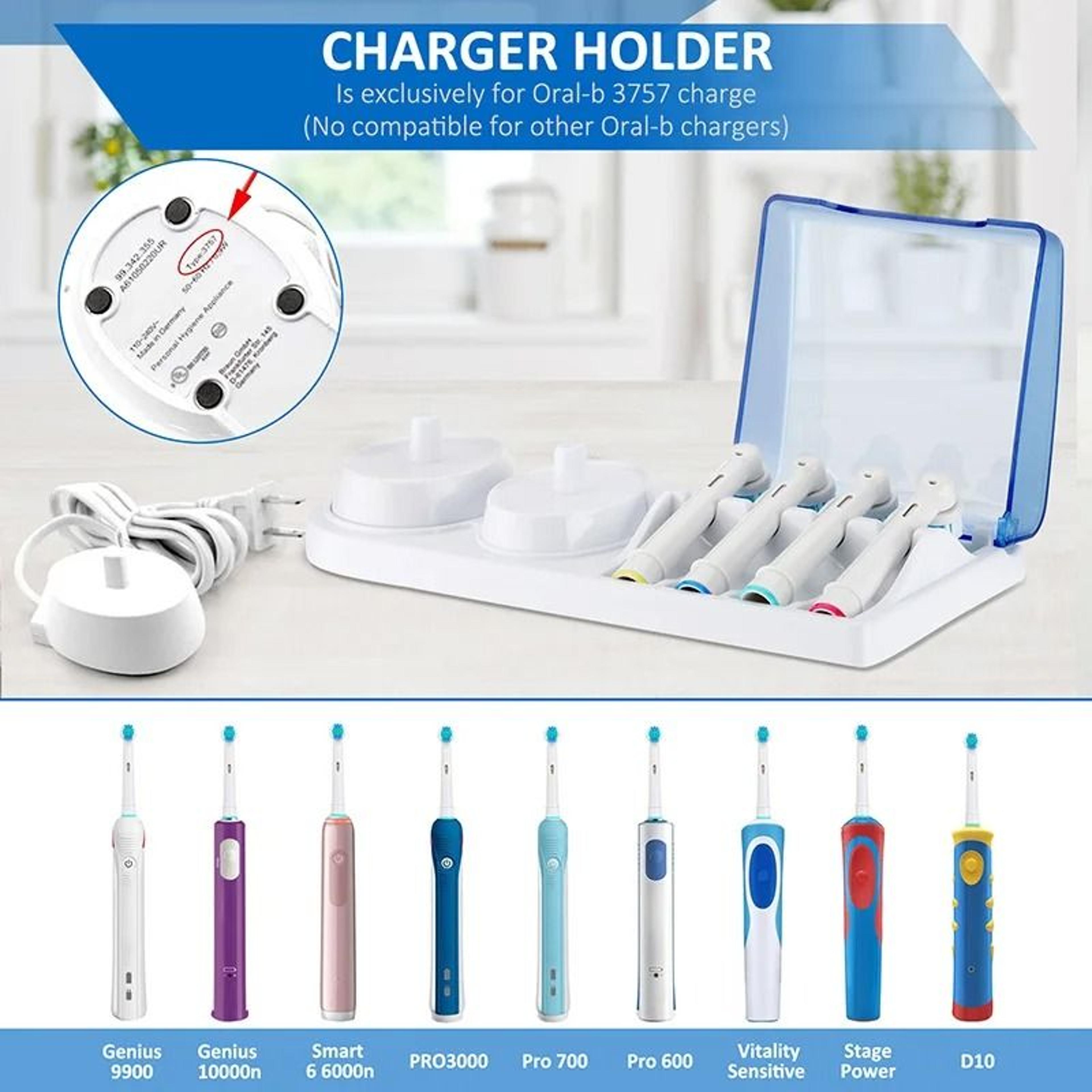 Electric Toothbrush Stand Holder Base Compatible Oral B Brush Head Cover Storage 5