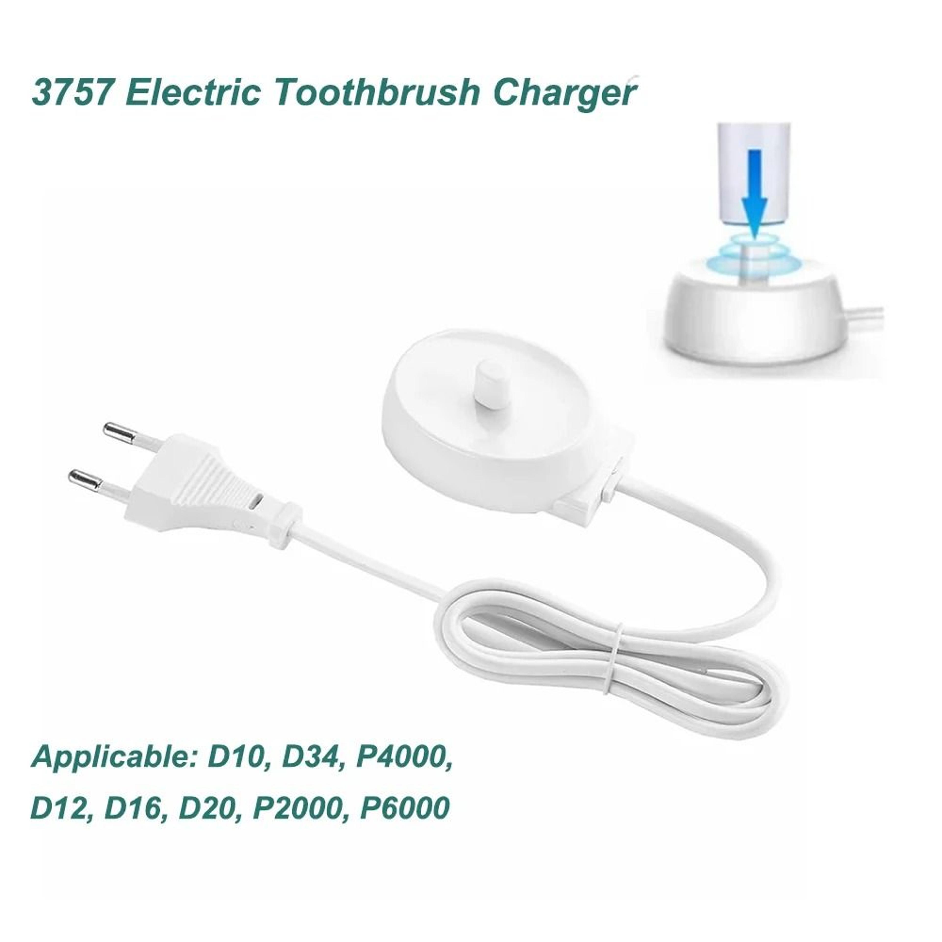 replacement charger stand compatible braun oral b 3709 3728 d12 d16 pro3000 eu