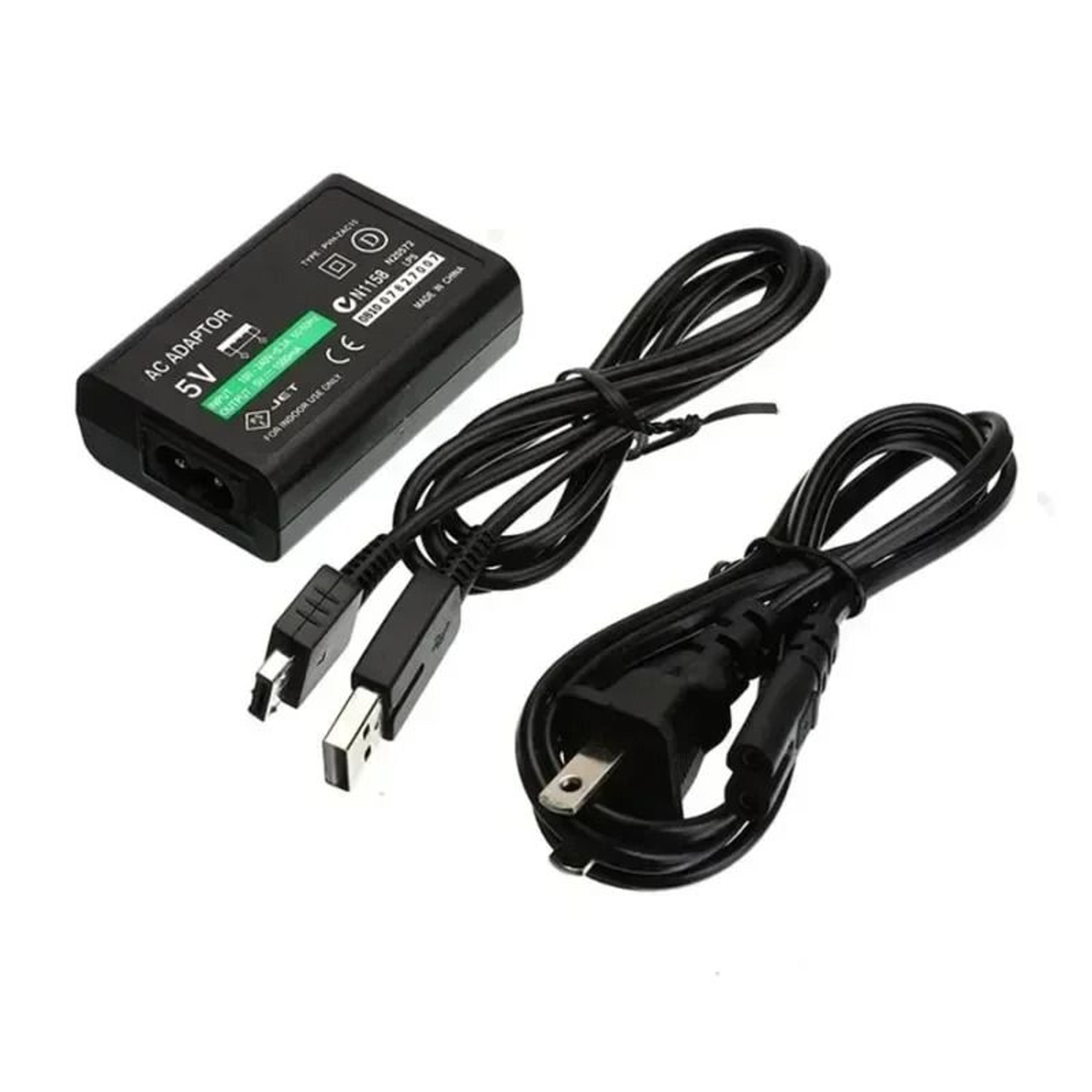 AC Wall Charger Power Adapter USB Data Cable Fit Sony PS Vita PSV 1000 3
