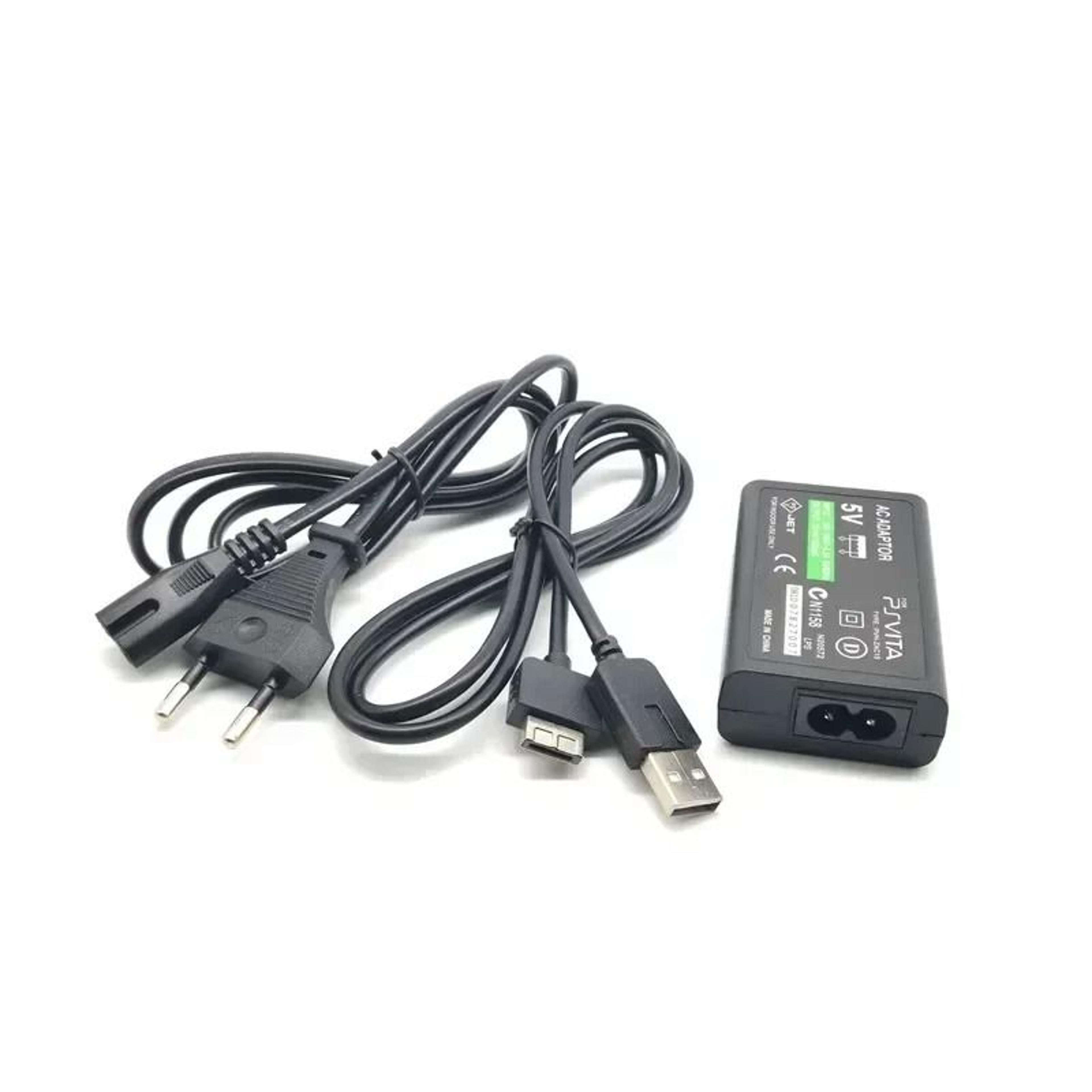 AC Wall Charger Power Adapter USB Data Cable Fit Sony PS Vita PSV 1000 7