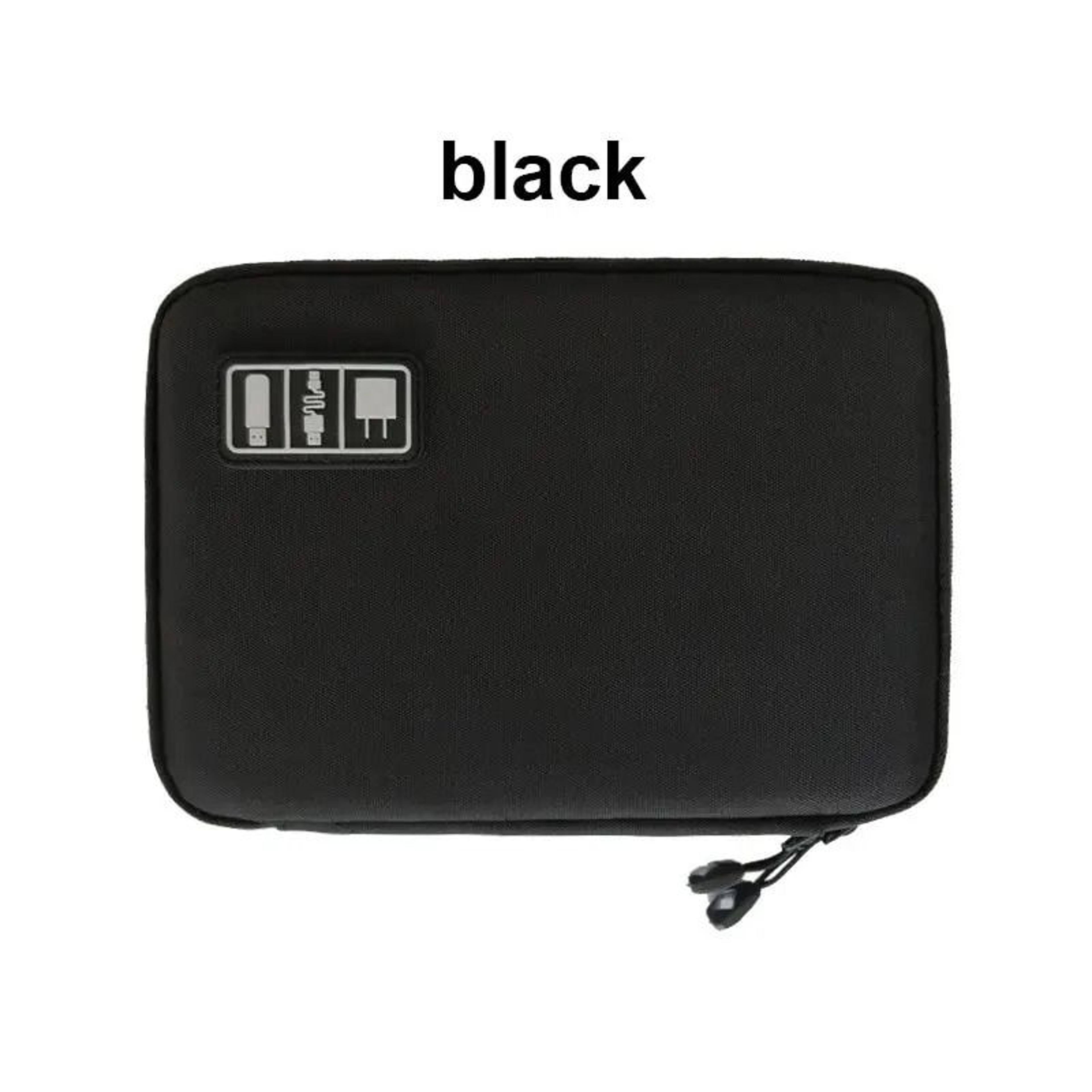 Portable Travel Electronics Organizer Bag USB Cable Charger Plug Pouch Case 6