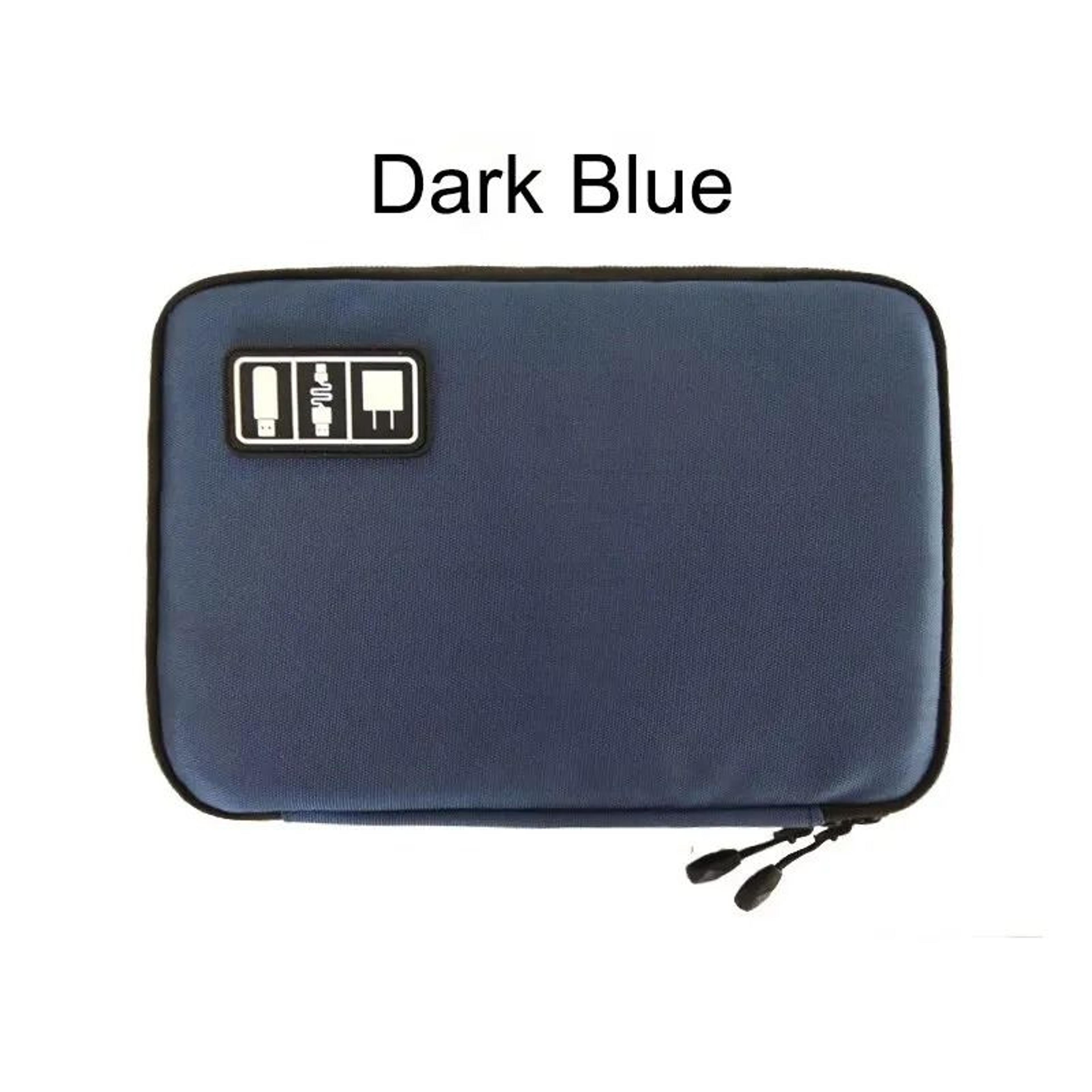 Portable Travel Electronics Organizer Bag USB Cable Charger Plug Pouch Case 9