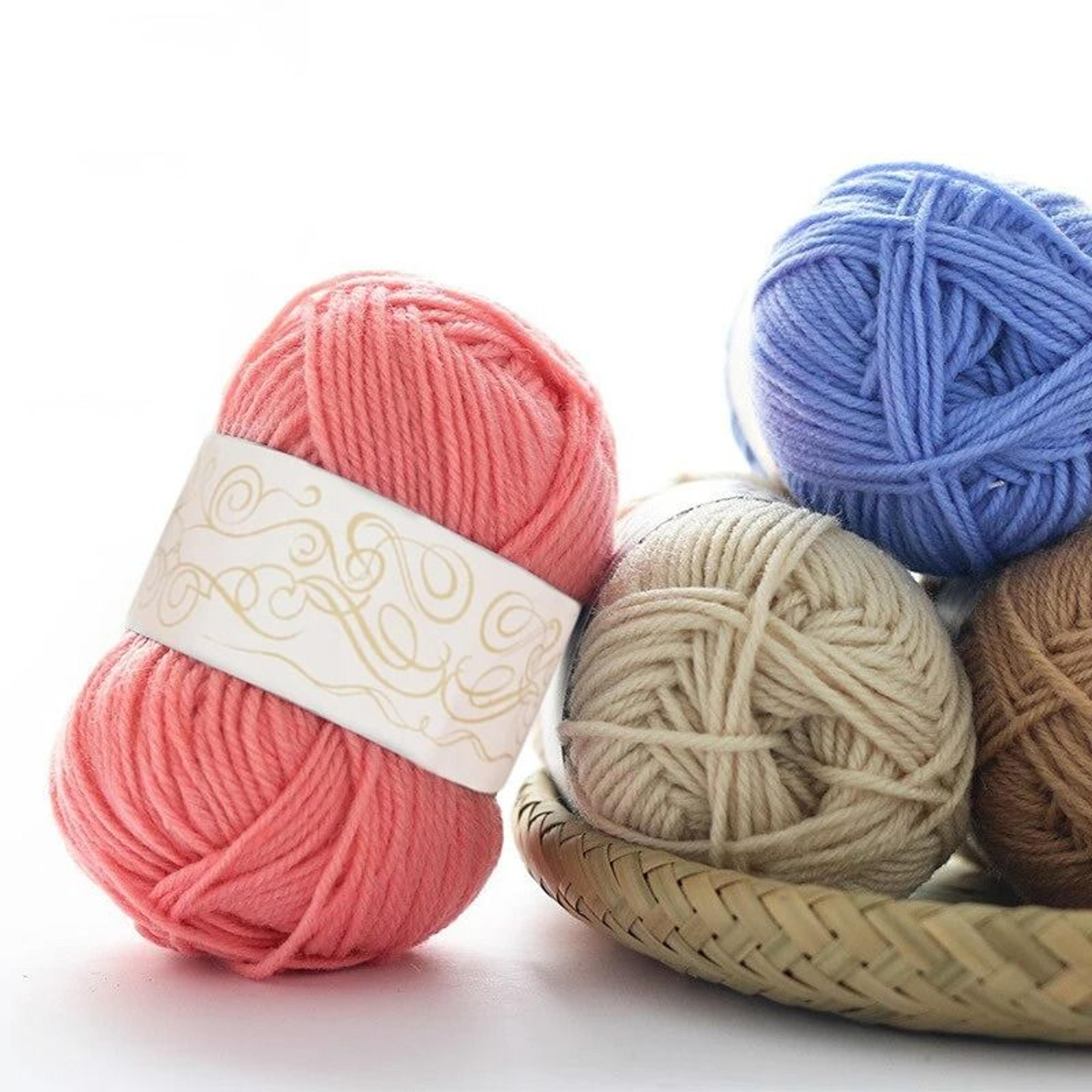 12pcs Multicolor Acrylic Yarn Skeins Crochet Craft Starter Kit Beginners 1