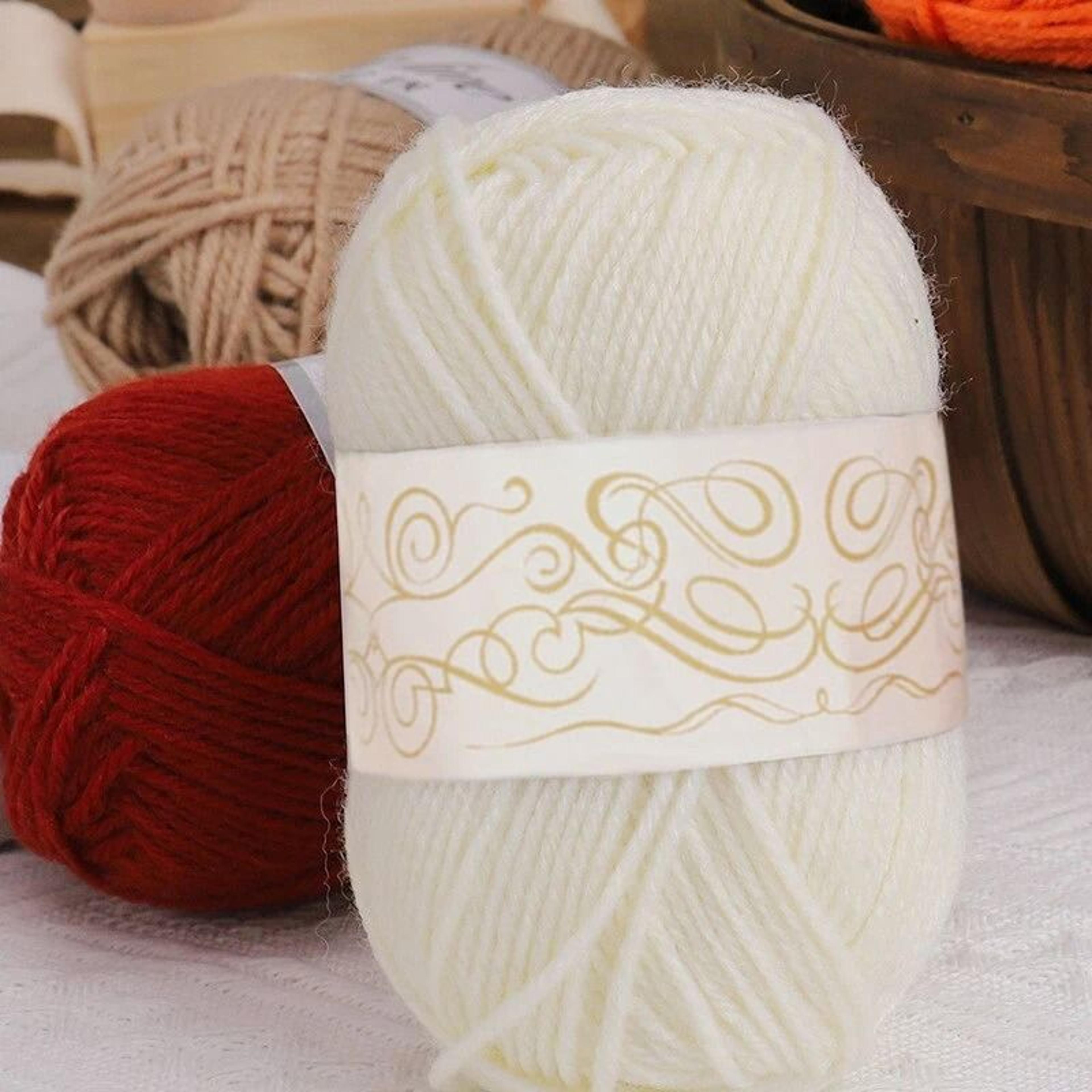 12pcs Multicolor Acrylic Yarn Skeins Crochet Craft Starter Kit Beginners 2