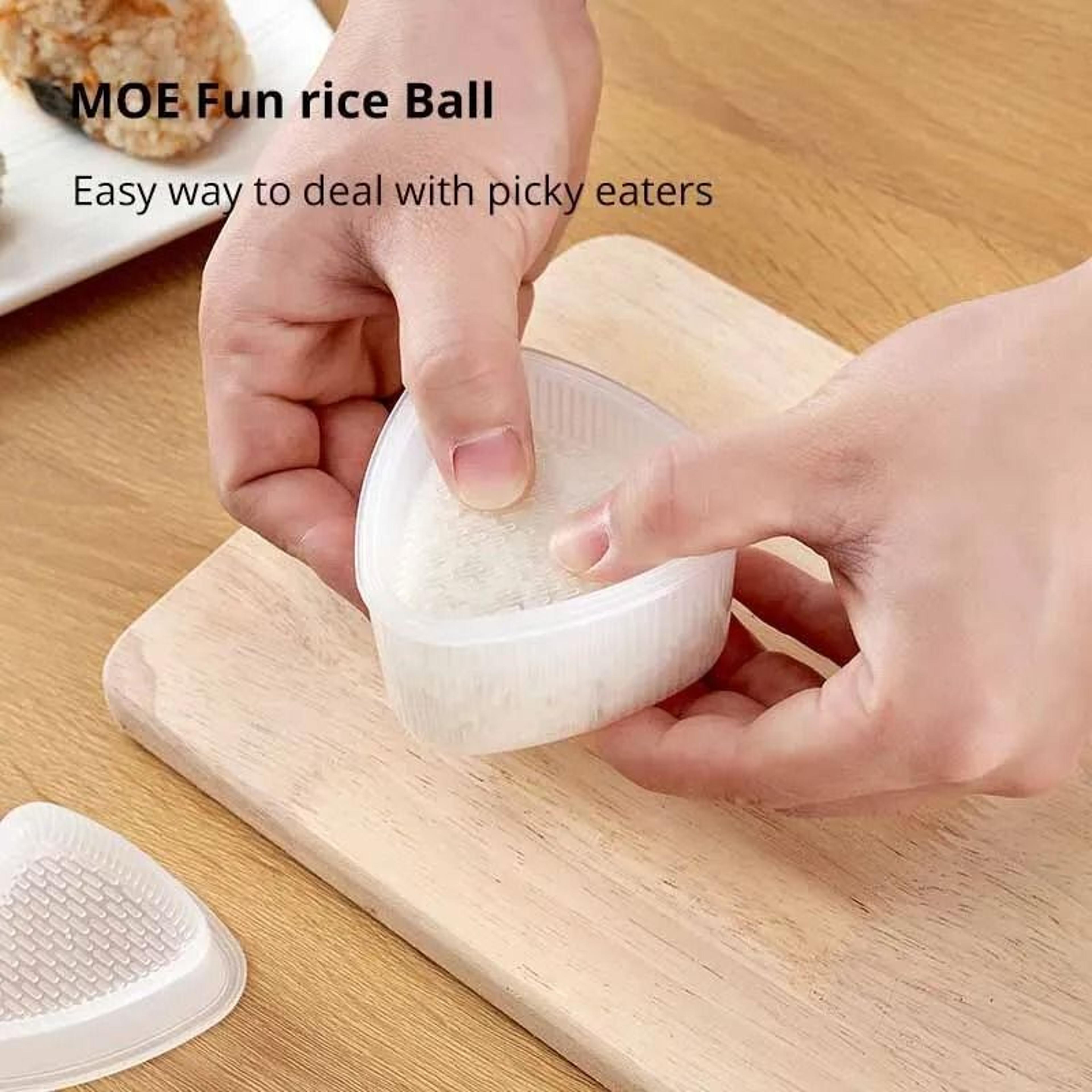 4Pcs DIY Triangular Sushi Mold Onigiri Rice Ball Maker Press Bento Kit 0