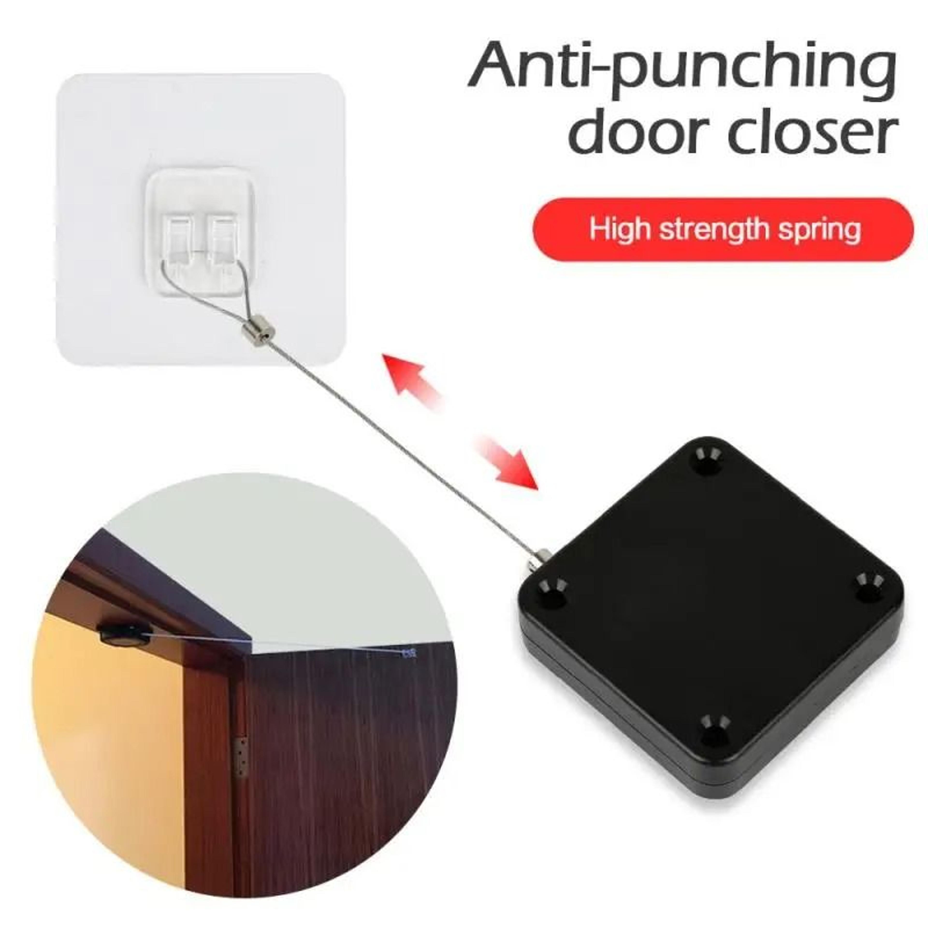 Punch Free Automatic Sensor Door Closer Punchless Cable Sliding Closer 2