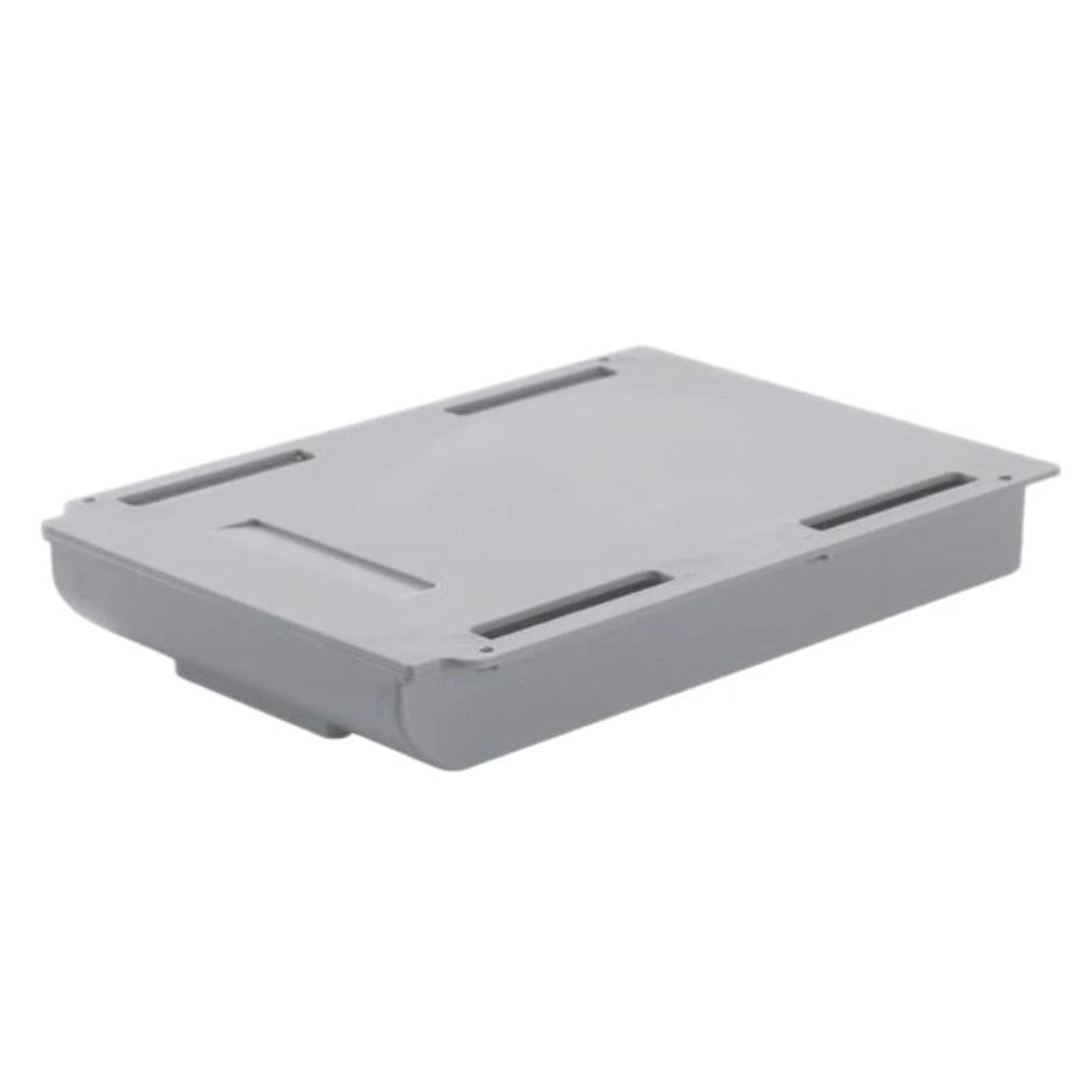 White Self Adhesive Under Desk Storage Drawer Hidden Pencil Tray Organizer 6