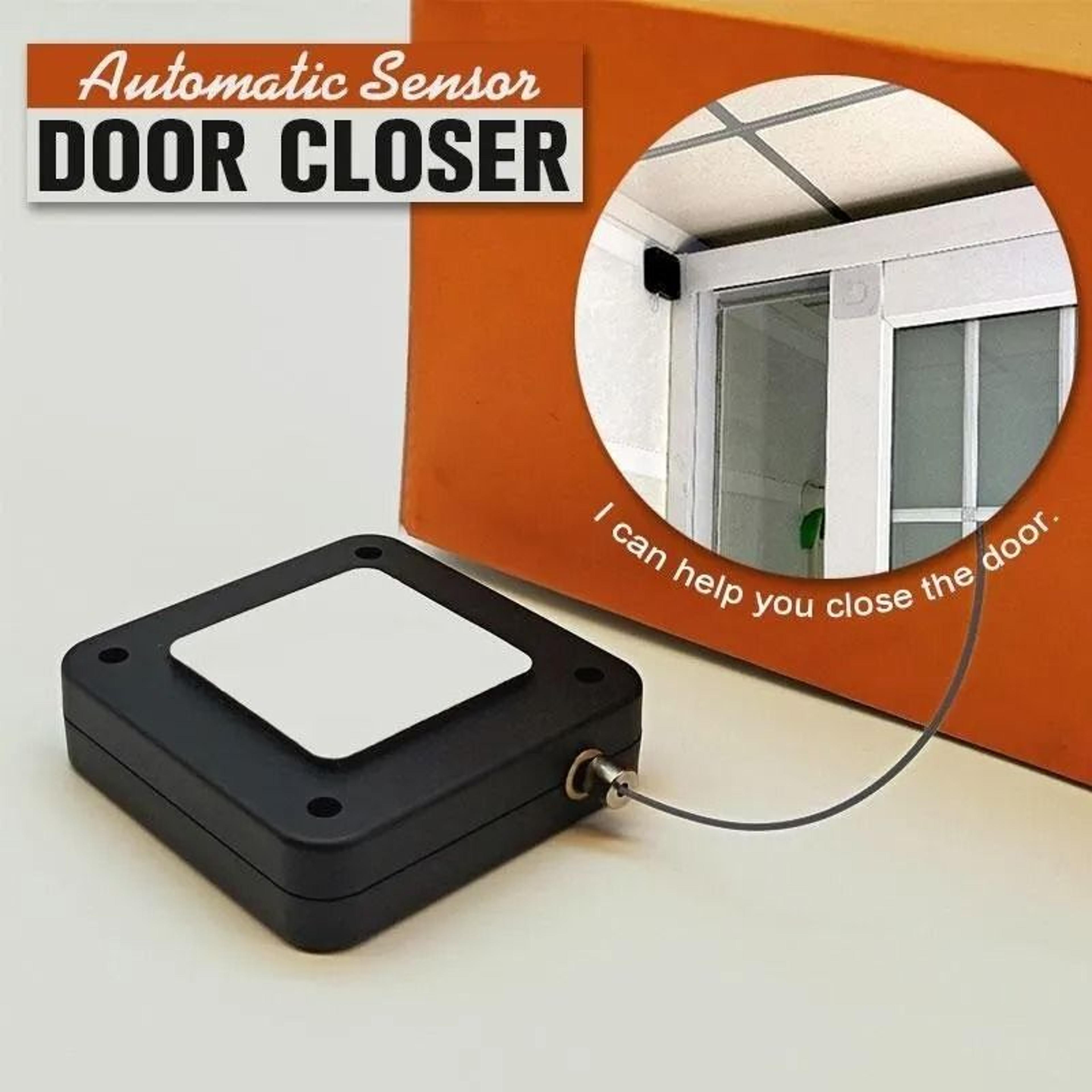 Automatic Sensor Door Closer Punch Free Heavy Duty Telescopic Sliding Closer 0