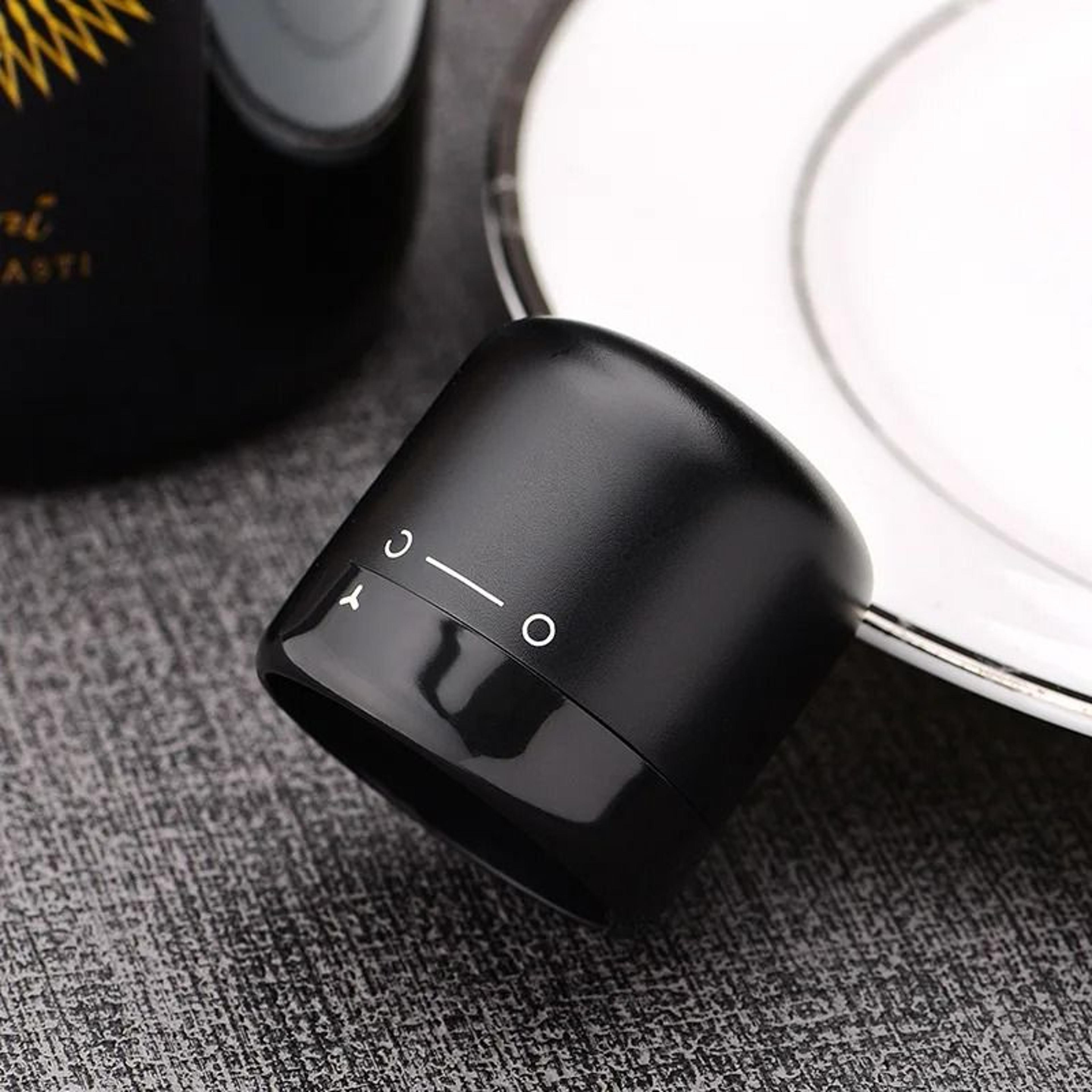 Rotary Lock Vacuum Wine Stopper Leak Proof Champagne Preserver Cap 0