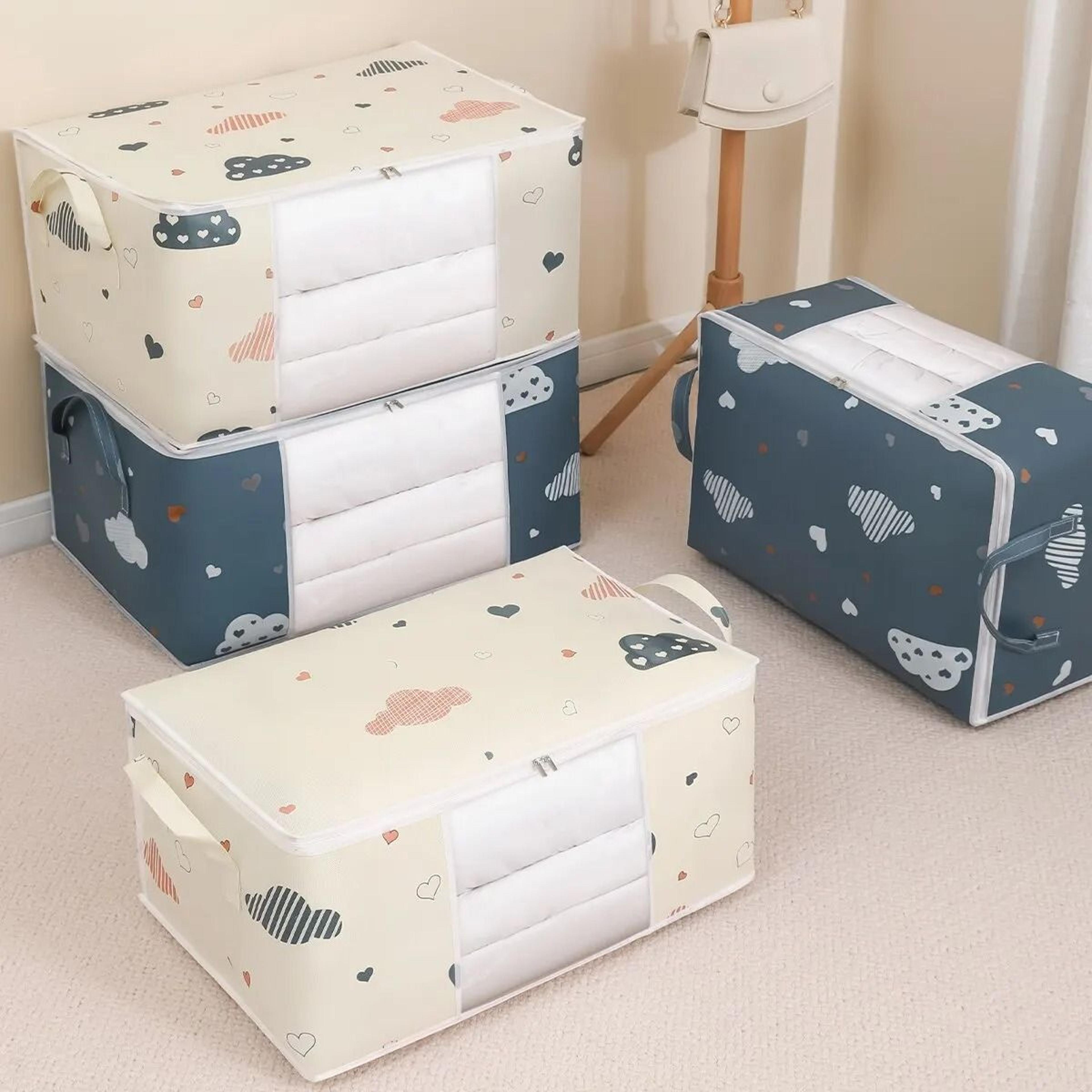 large capacity clothes quilt storage bag dustproof duvet organizer box