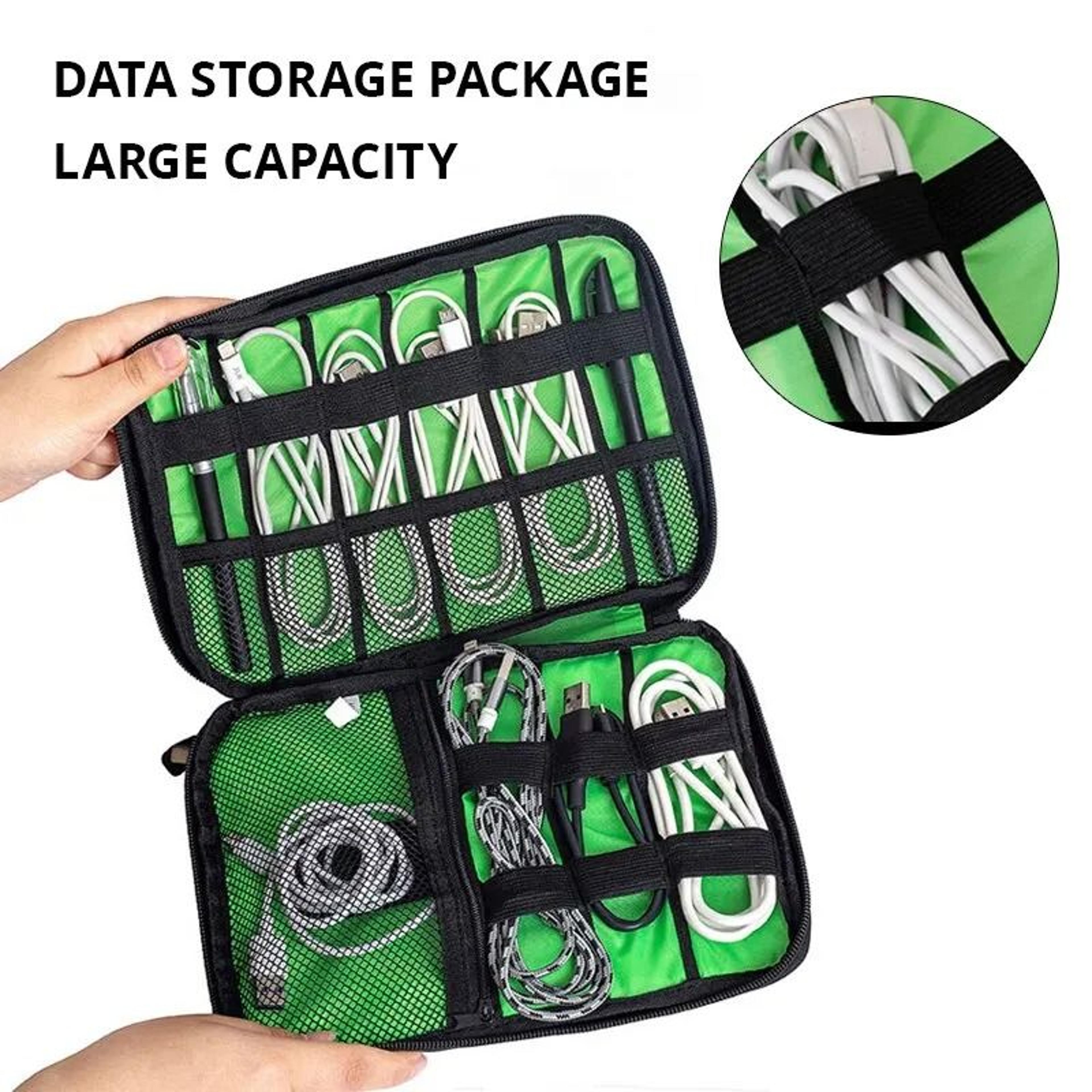 portable travel electronic cable organizer bag waterproof pouch case