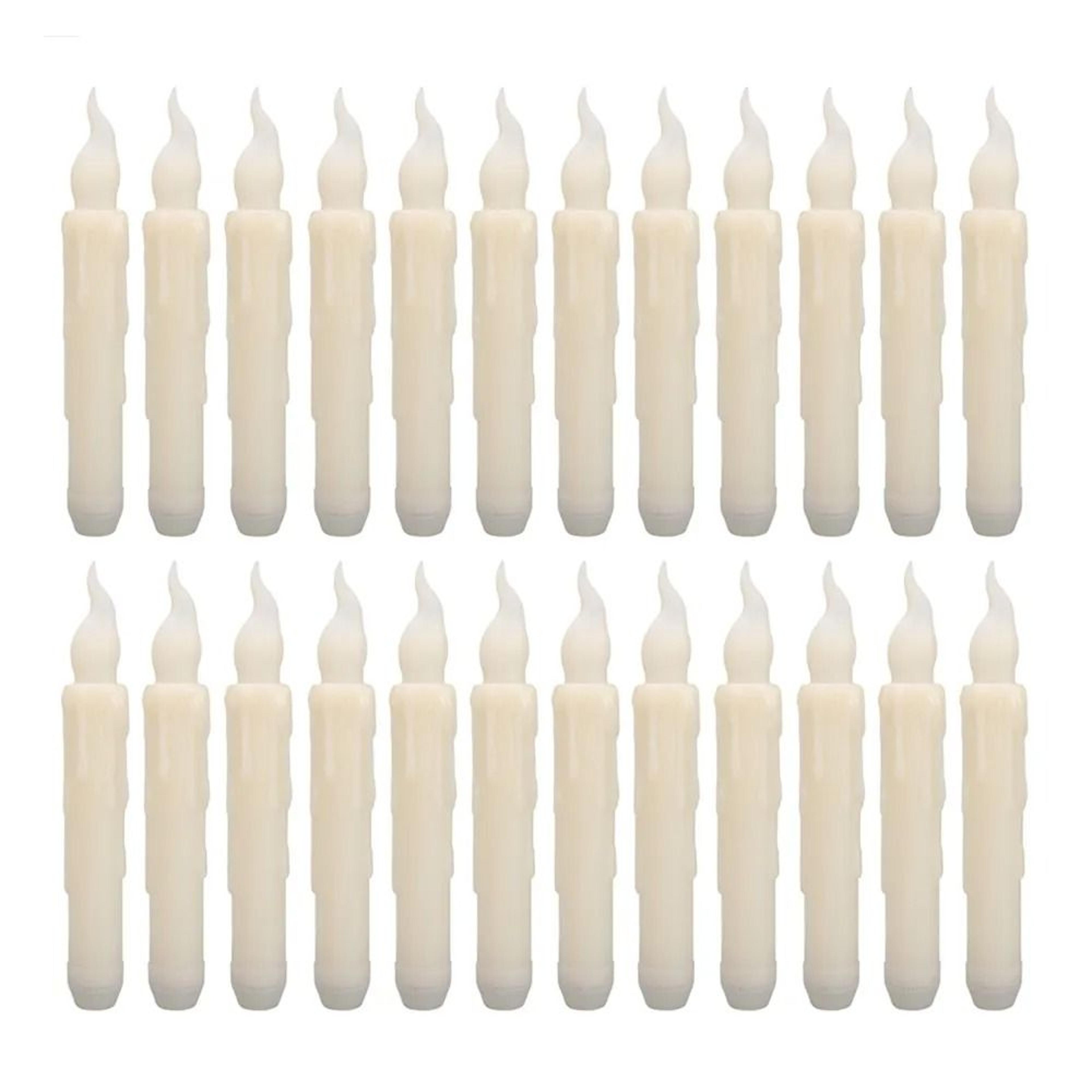 Floating LED Taper Candles Remote Control Hanging Magic Flickering Light Set 9