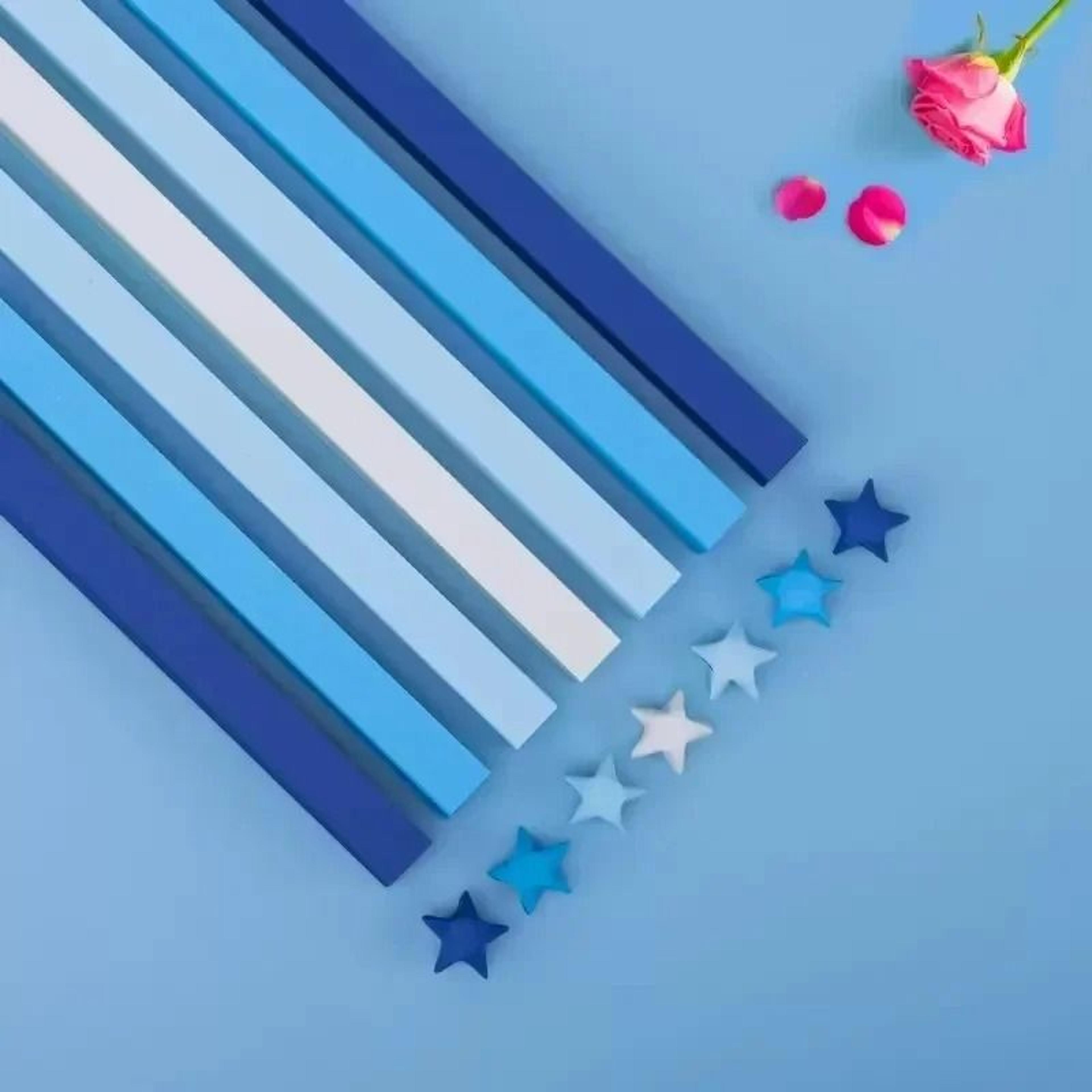 540Sheet Origami Stars Paper Strips 27 Colors DoubleSided DIY Lucky Star Folding Craft 9