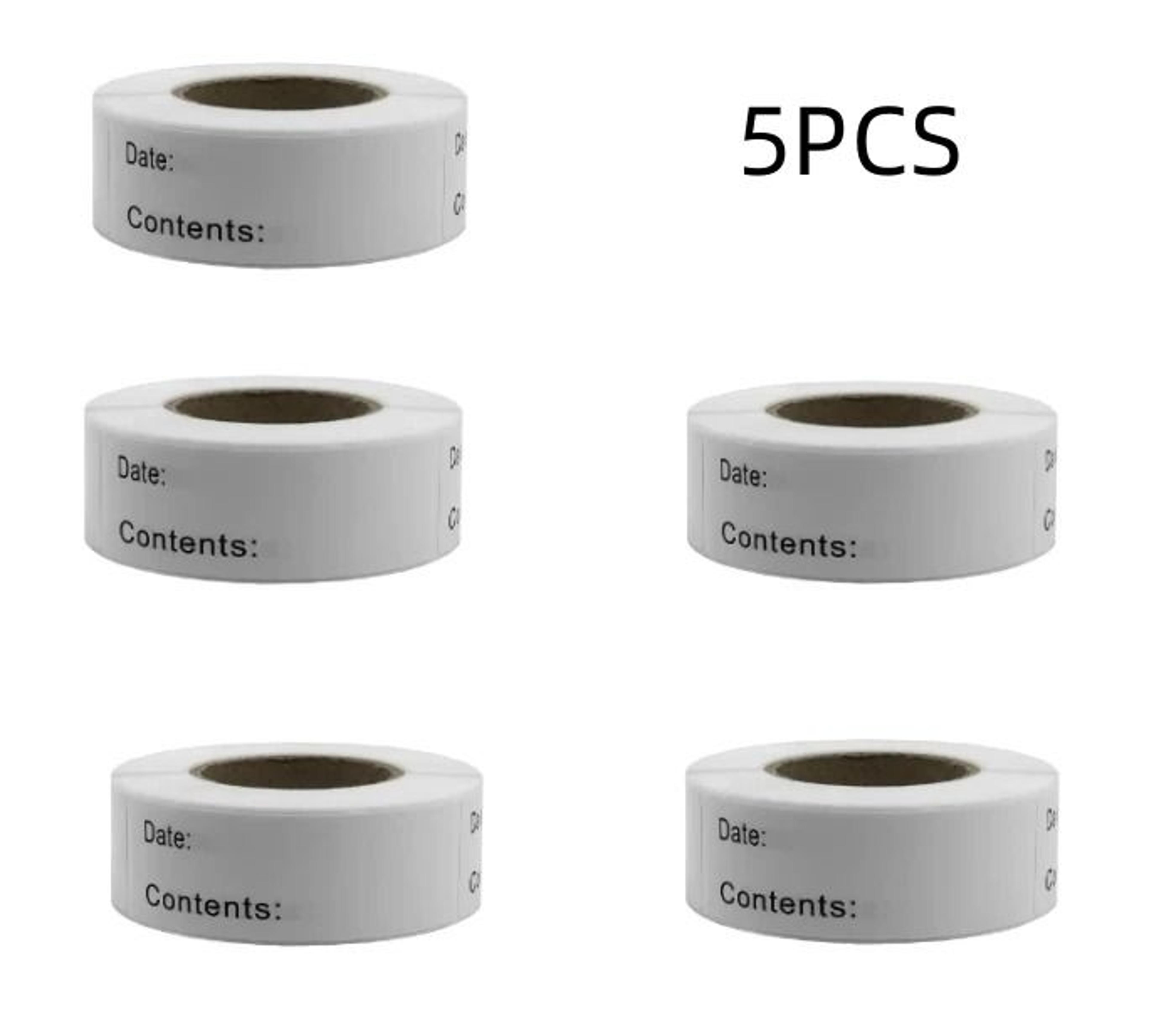 Food Storage Label Stickers Date Content Blank Mark Pantry Container Seal Labels 8