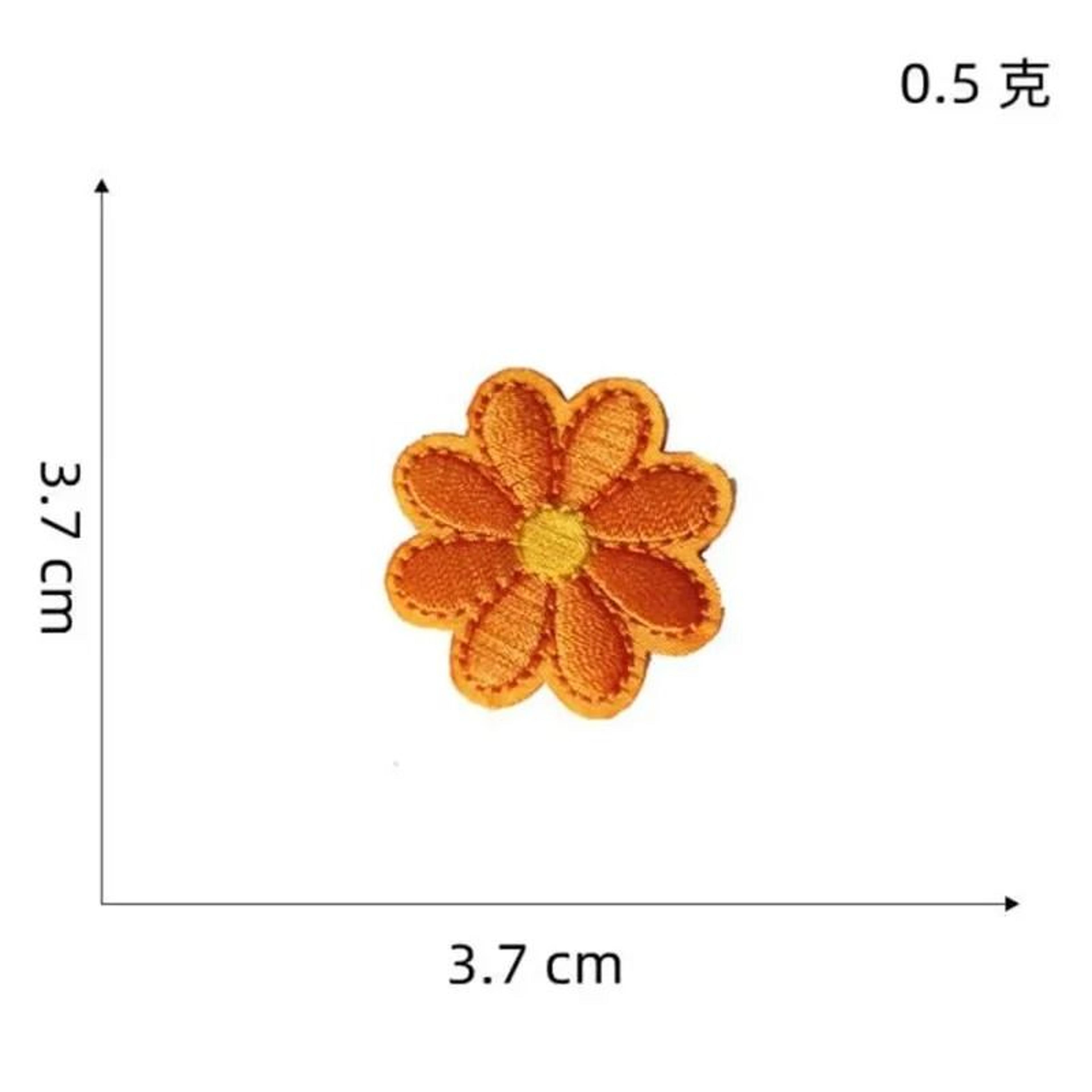 DIY Embroidery Flower  Bee Patch Set IronOn Applique For Clothing  Fabric Crafts 9