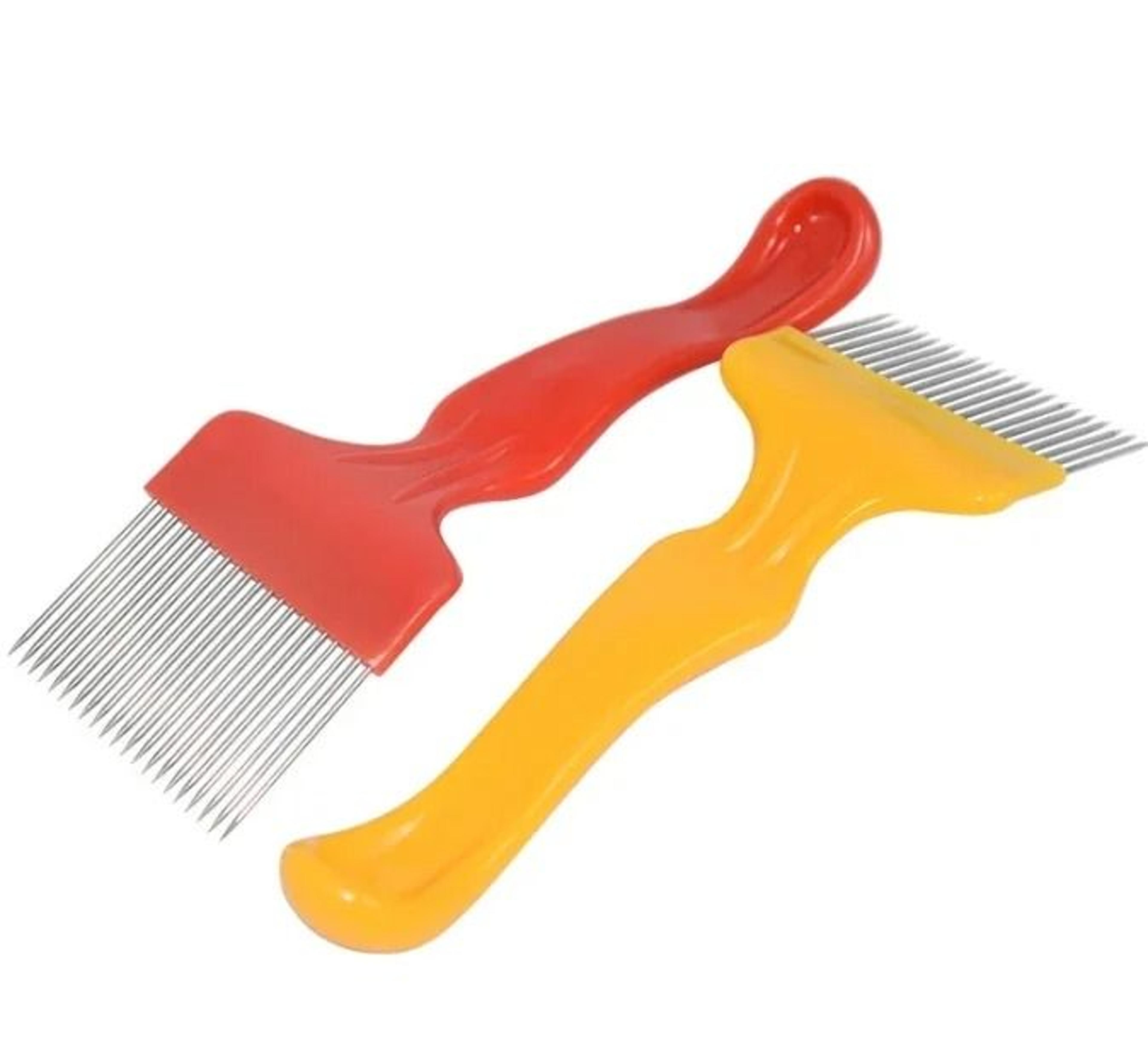 18Pin Stainless Steel Bee Honey Uncapping Fork Beekeeping Sparse Rake Comb Tool 5