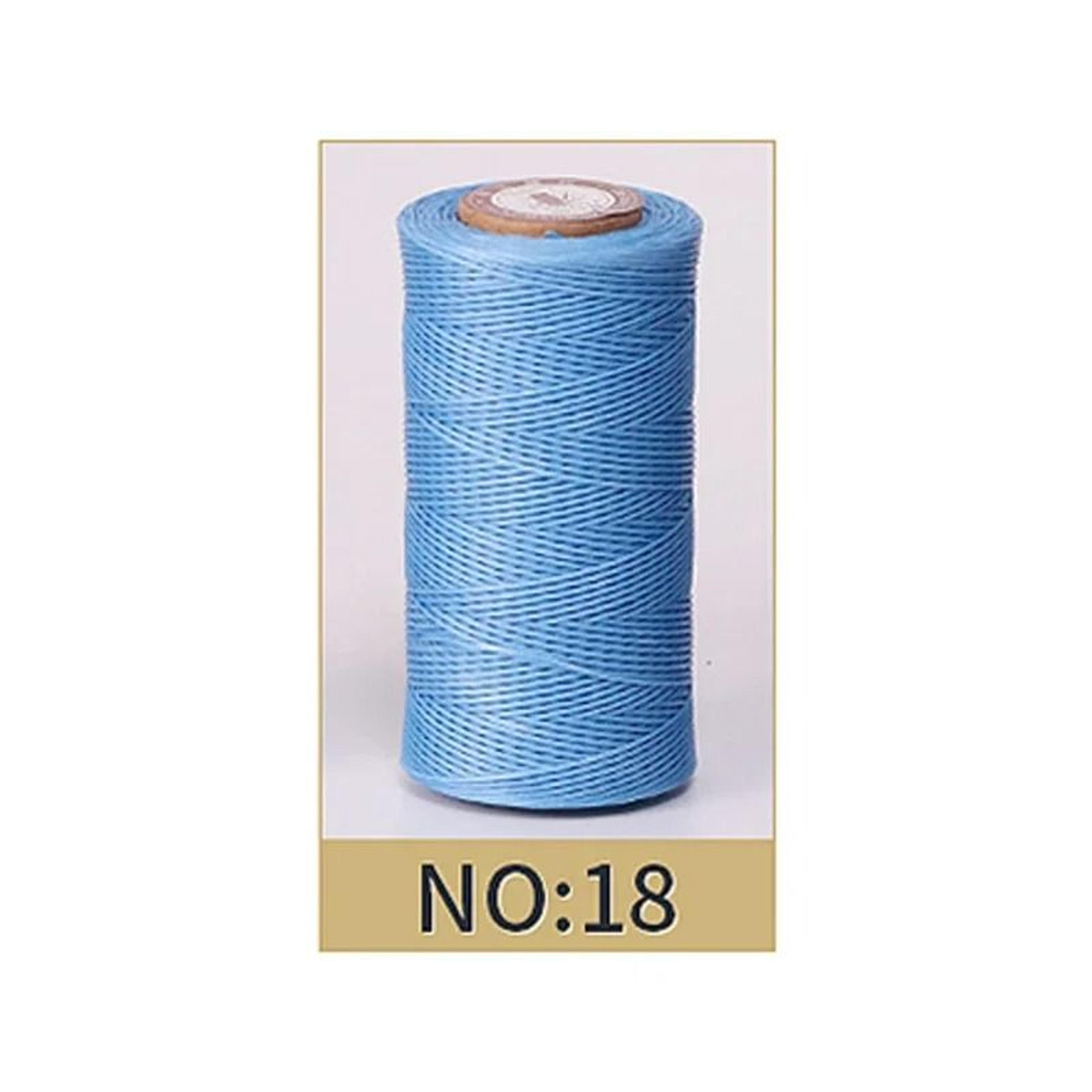50M 08mm Flat Waxed Thread For Leathercraft Hand Stitching  DIY Handicrafts 19