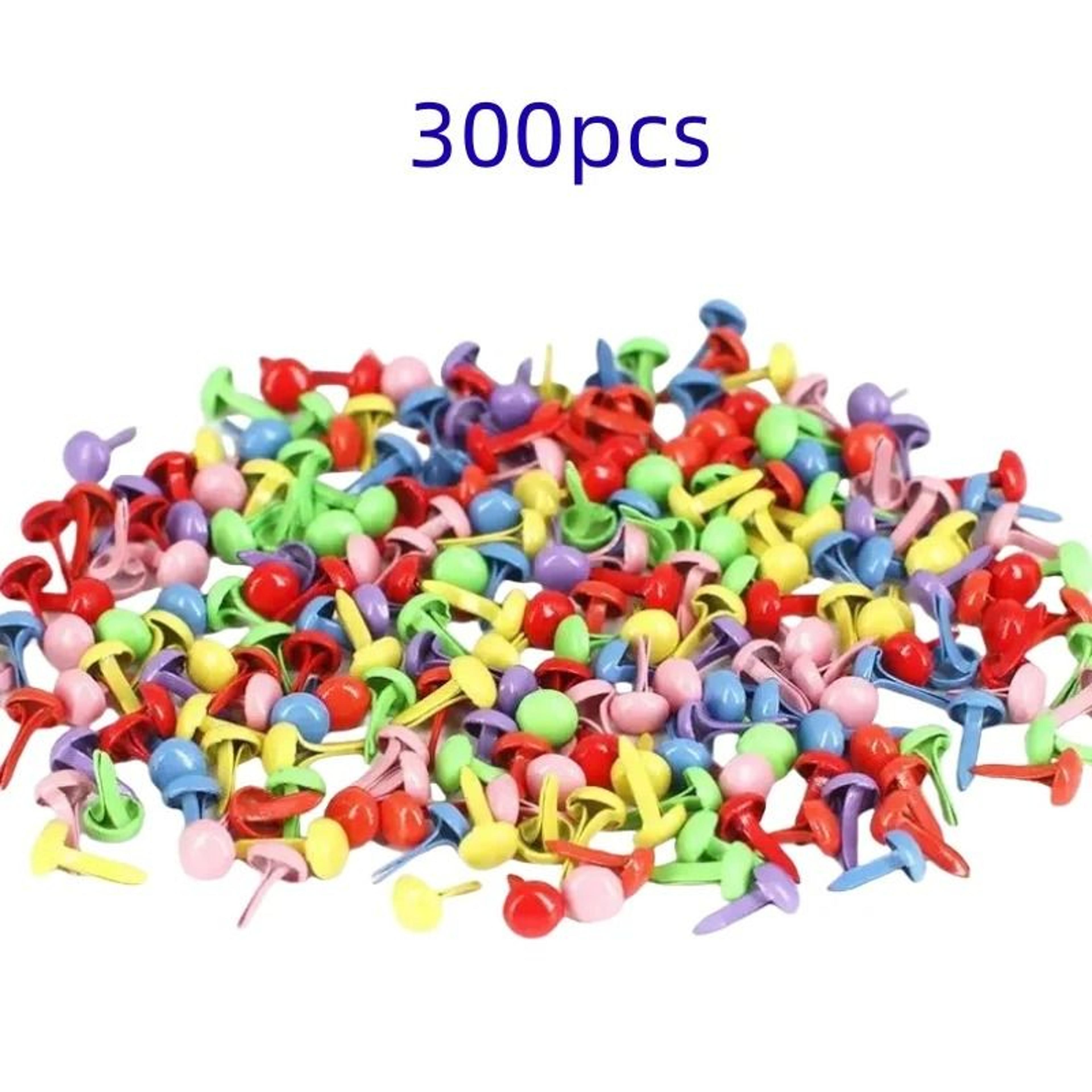Mixed Pattern Round Metal Brads For DIY Scrapbooking Crafts  Paper Embellishments 11