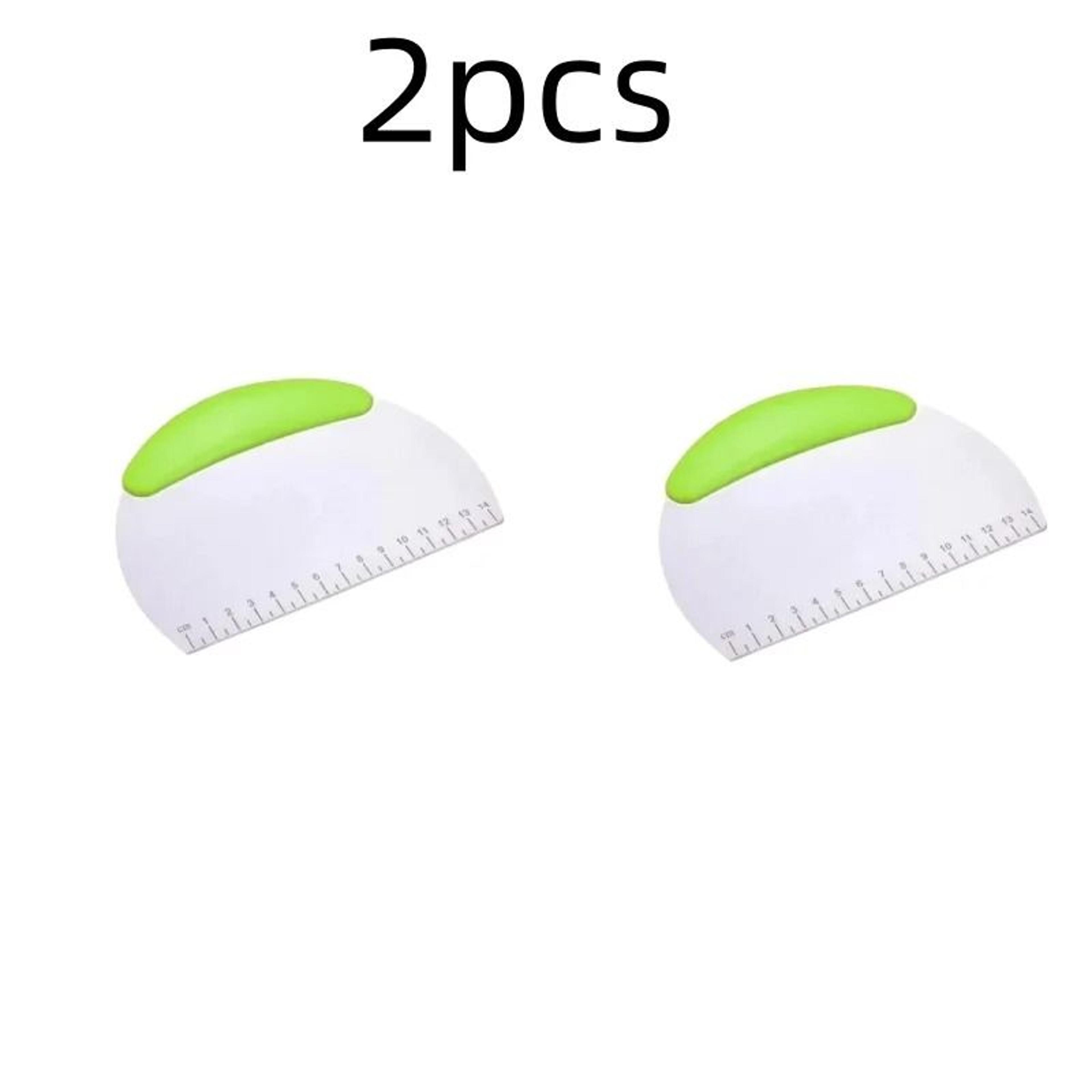 Stainless Steel Pastry Cutter  Bench Dough Scraper Chopper With Measuring Scale 2