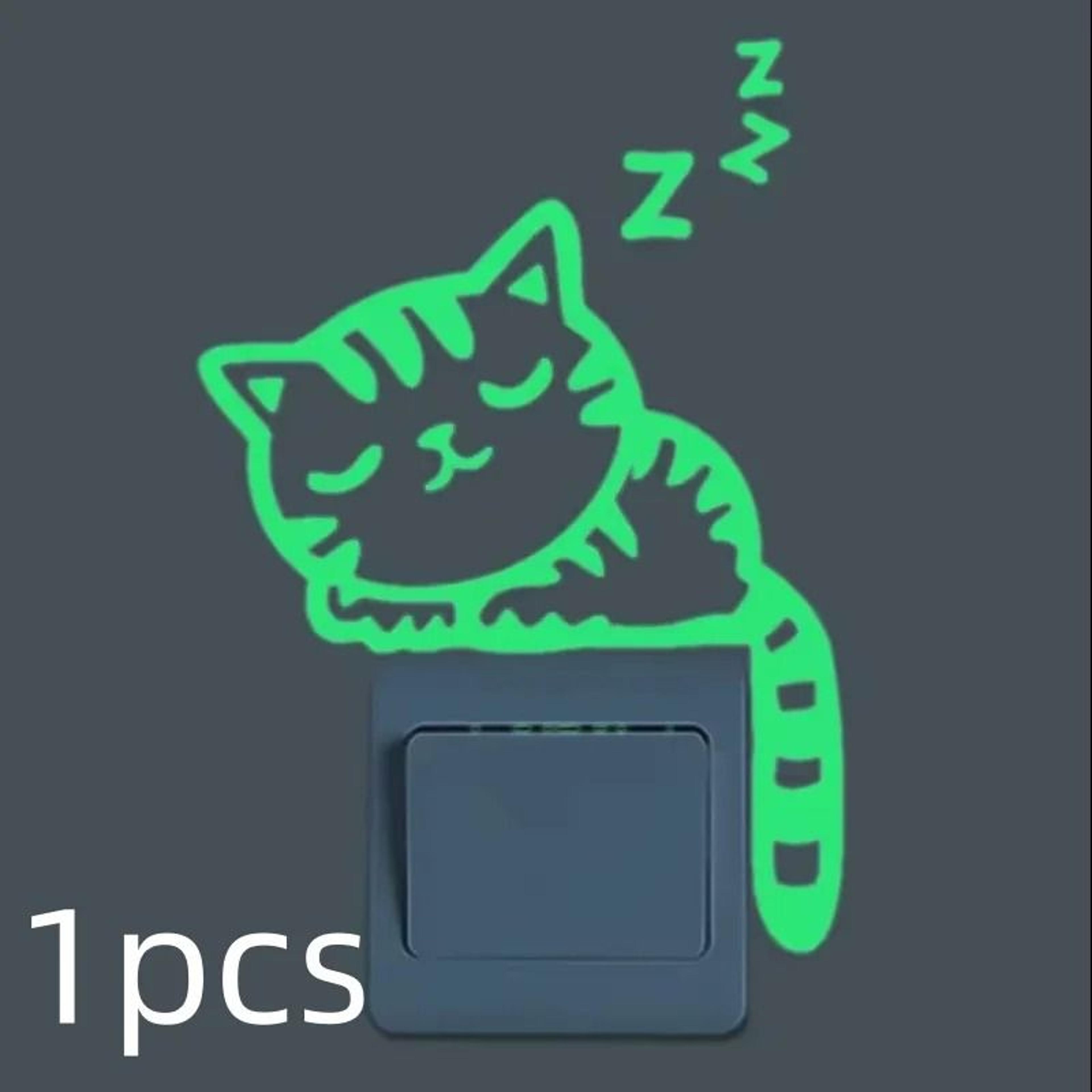 Luminous GlowintheDark Light Switch Stickers  Wall Decor For Kids Room 6