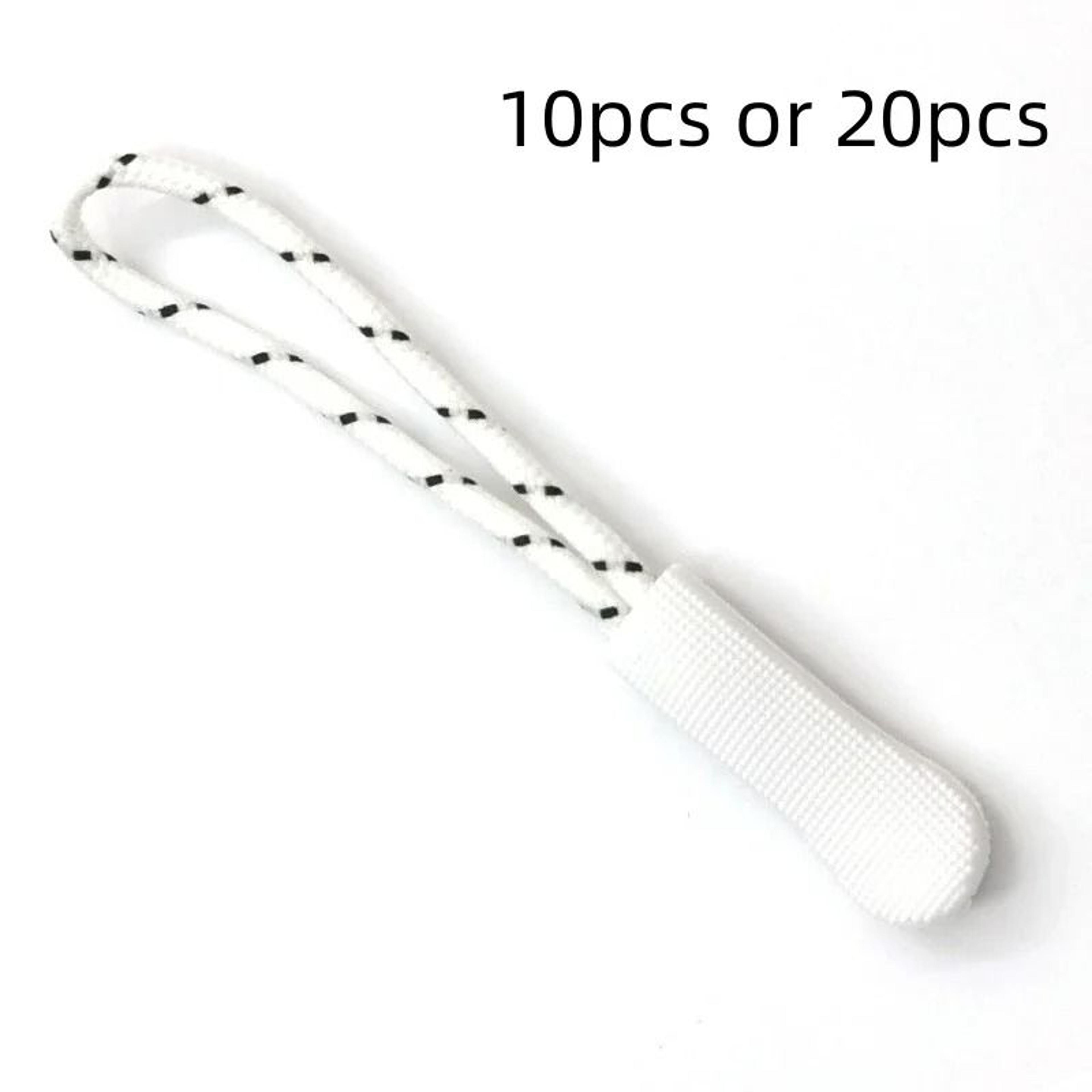 1020Piece Zipper Pull Replacement Cord Tabs  Broken Zip Fixer Clips 12
