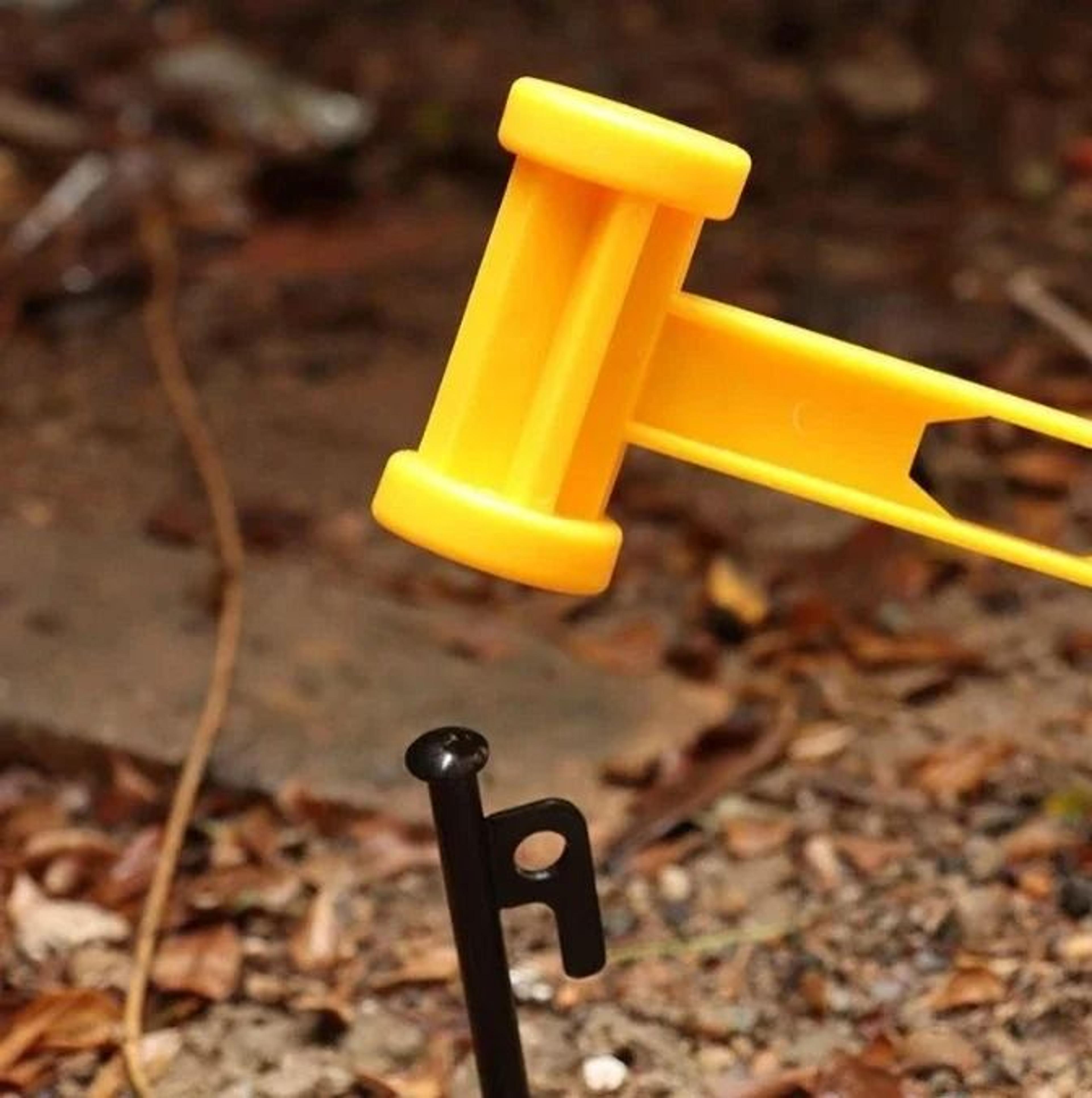 Lightweight Outdoor Camping Tent Peg Hammer  Nail Puller Tool 5