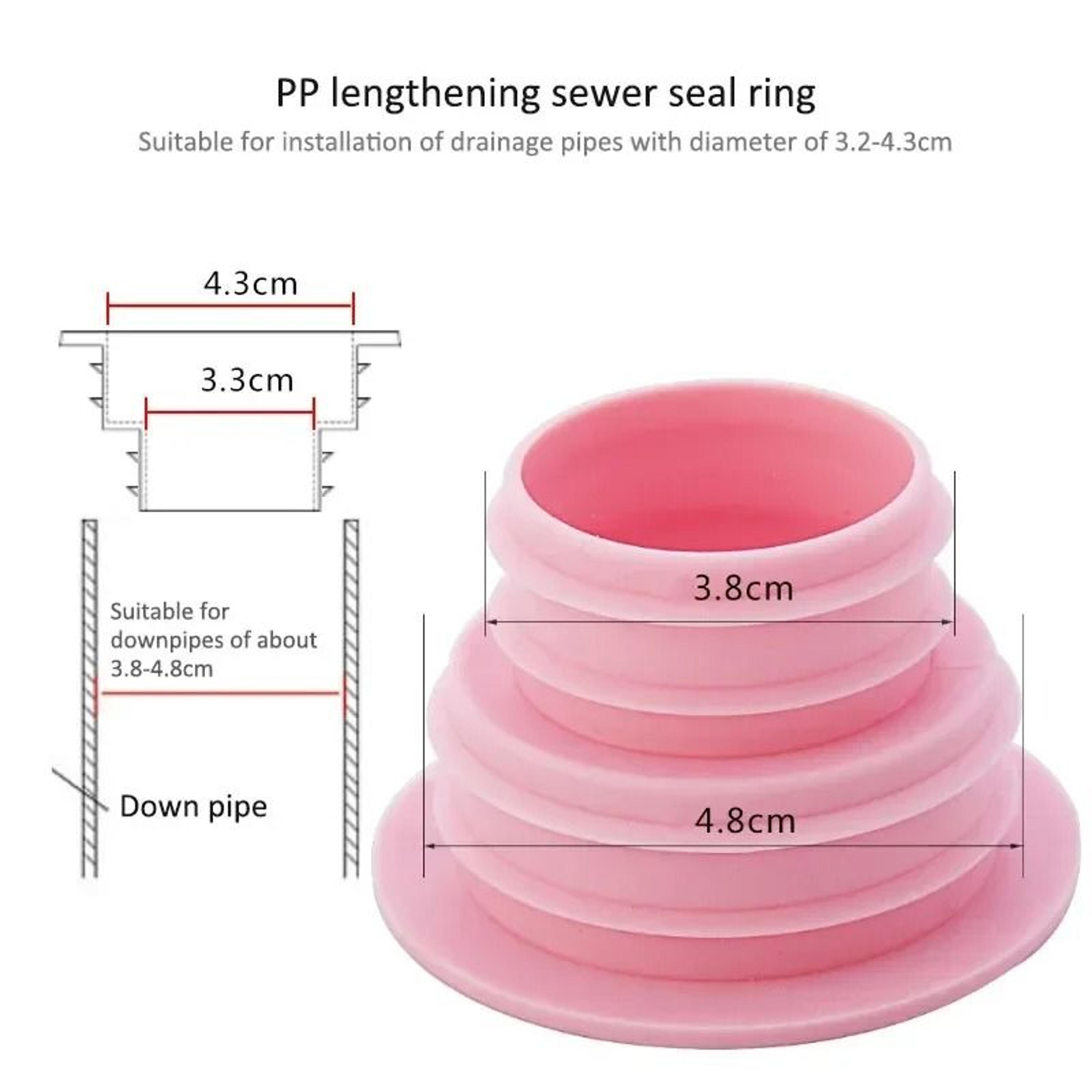 Plastic Deodorant Washing Machine Sewer Pipe Sealing Plug  AntiOdor Adapter 15