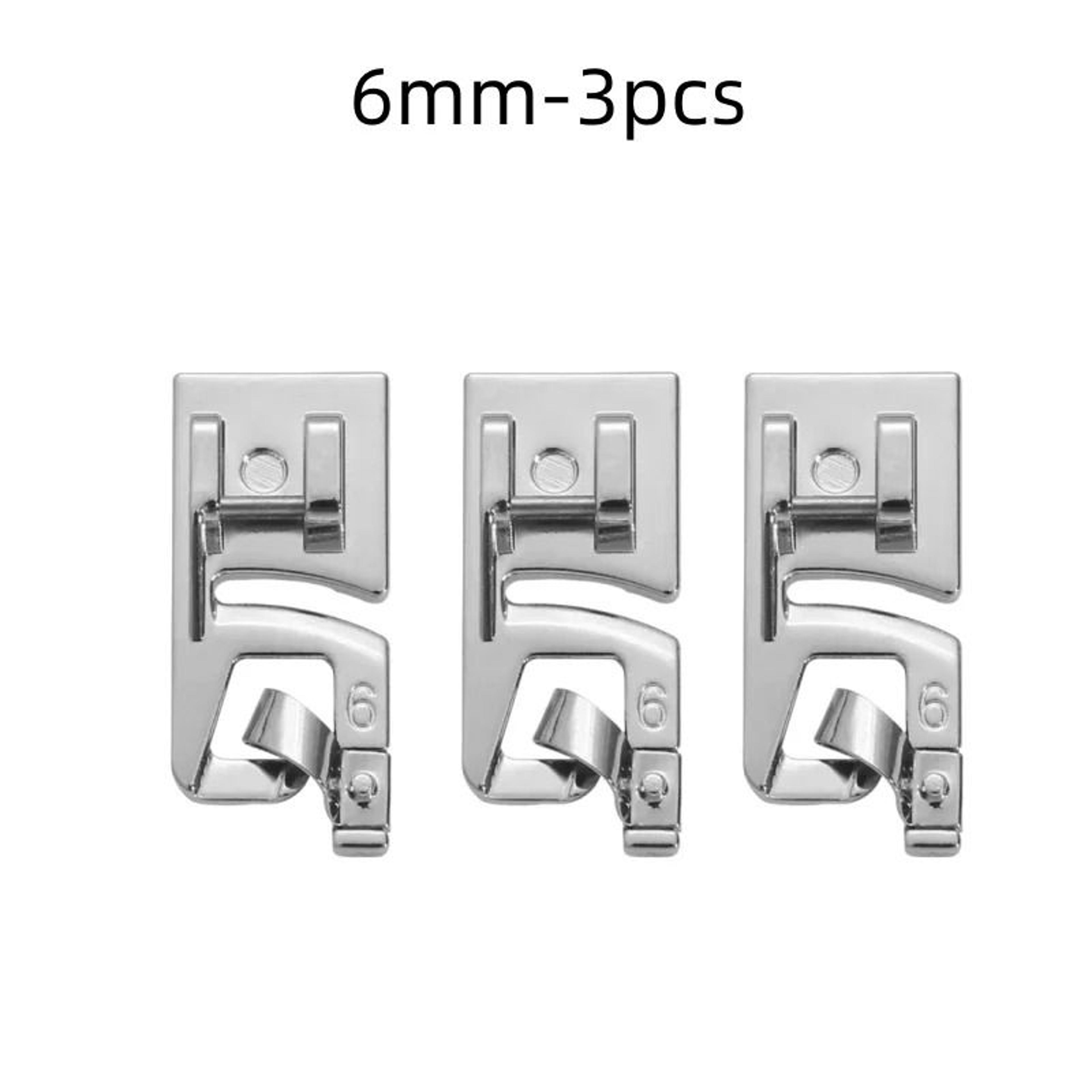 625mm Rolled Hem Presser Foot Set For Domestic Sewing Machines 6