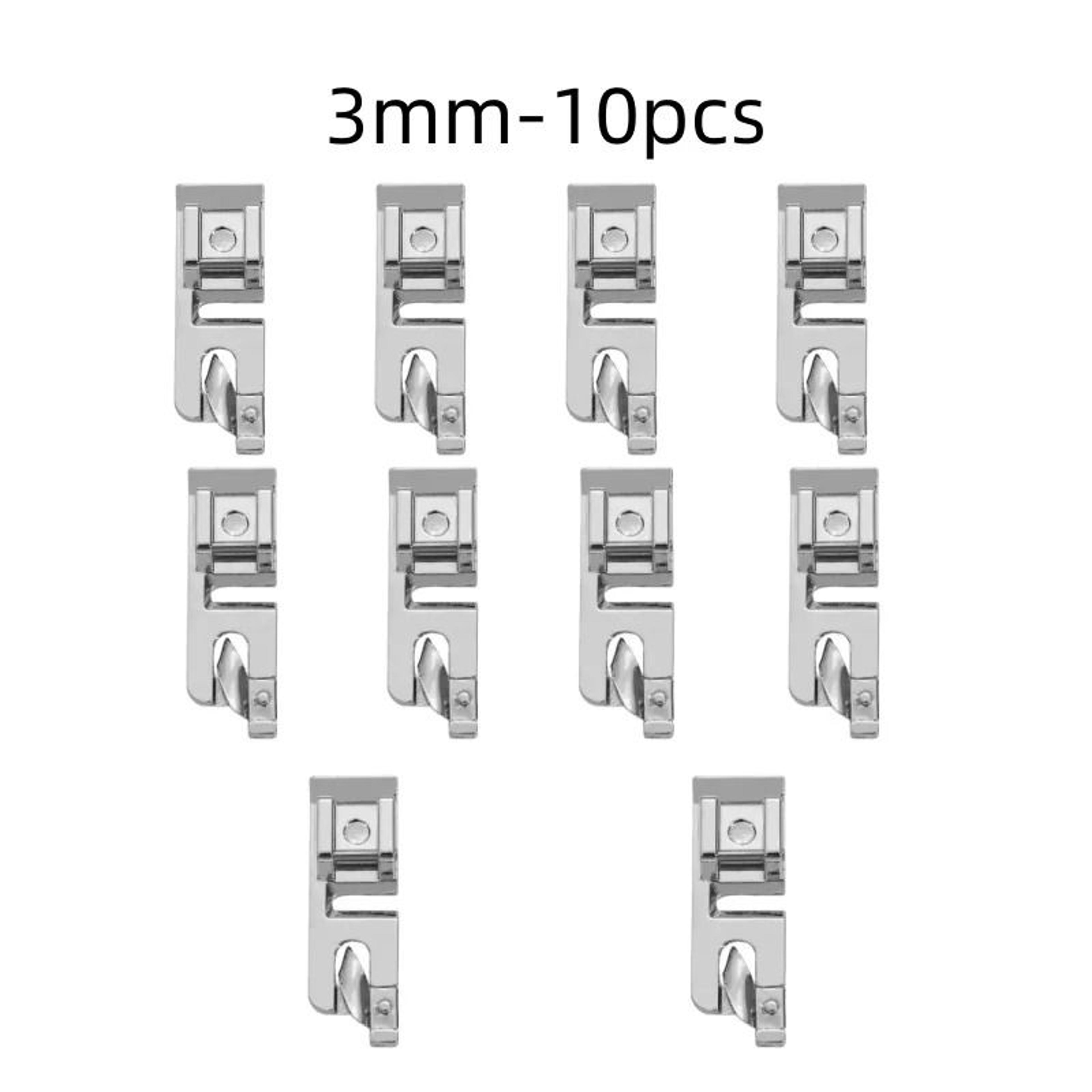 625mm Rolled Hem Presser Foot Set For Domestic Sewing Machines 13