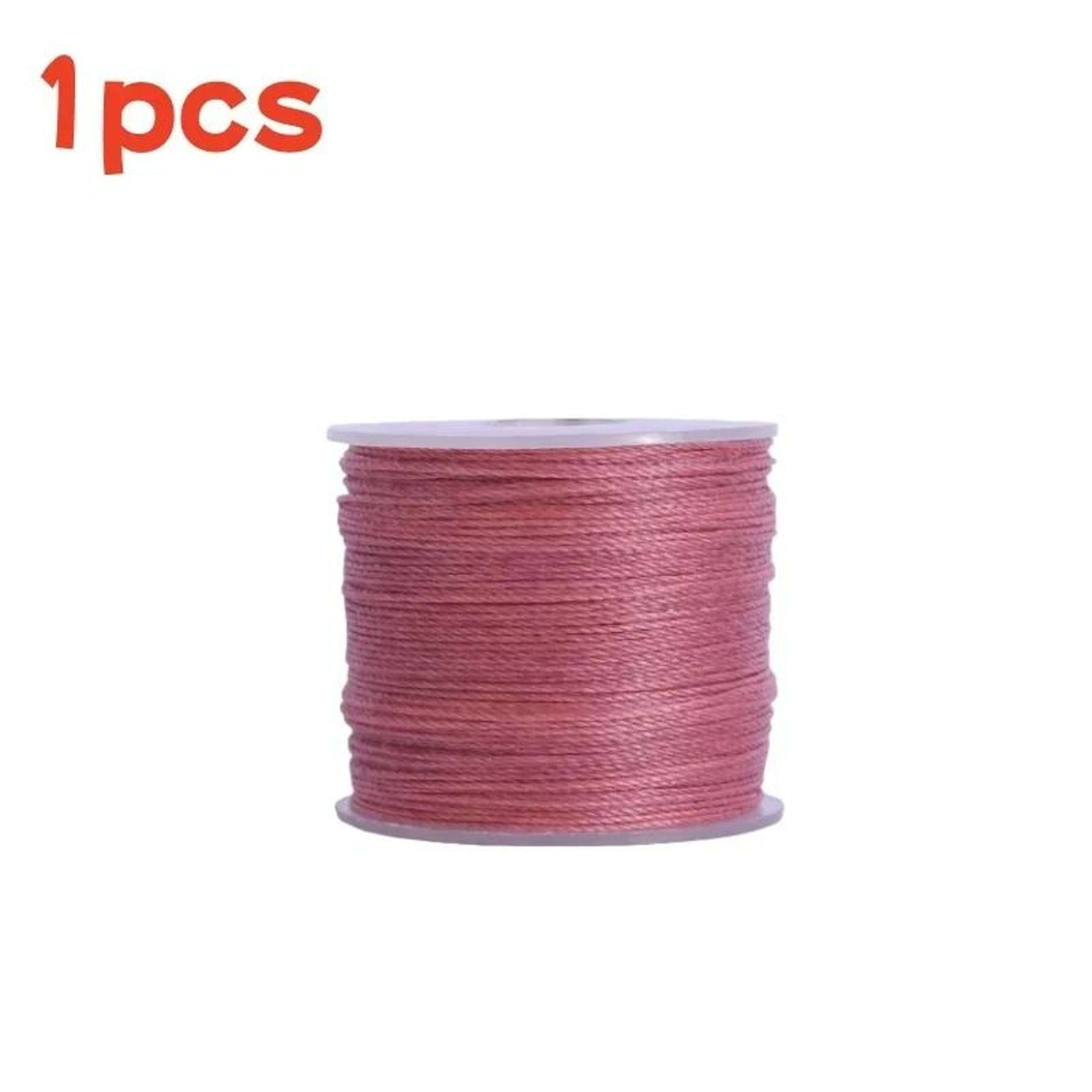 20M Flat Waxed Leather Sewing Thread 06mm For DIY Leathercraft  Hand Stitching 18