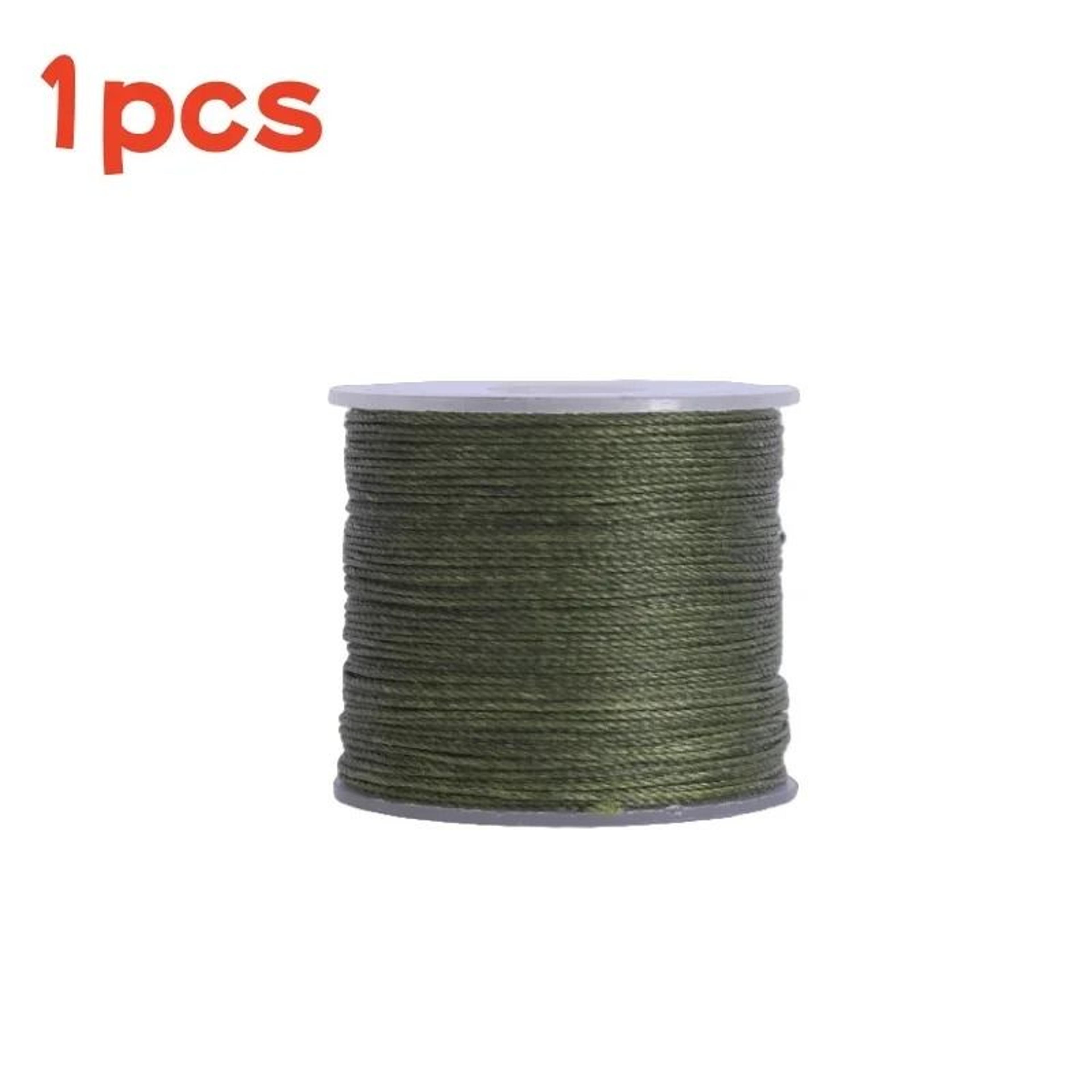 20M Flat Waxed Leather Sewing Thread 06mm For DIY Leathercraft  Hand Stitching 21