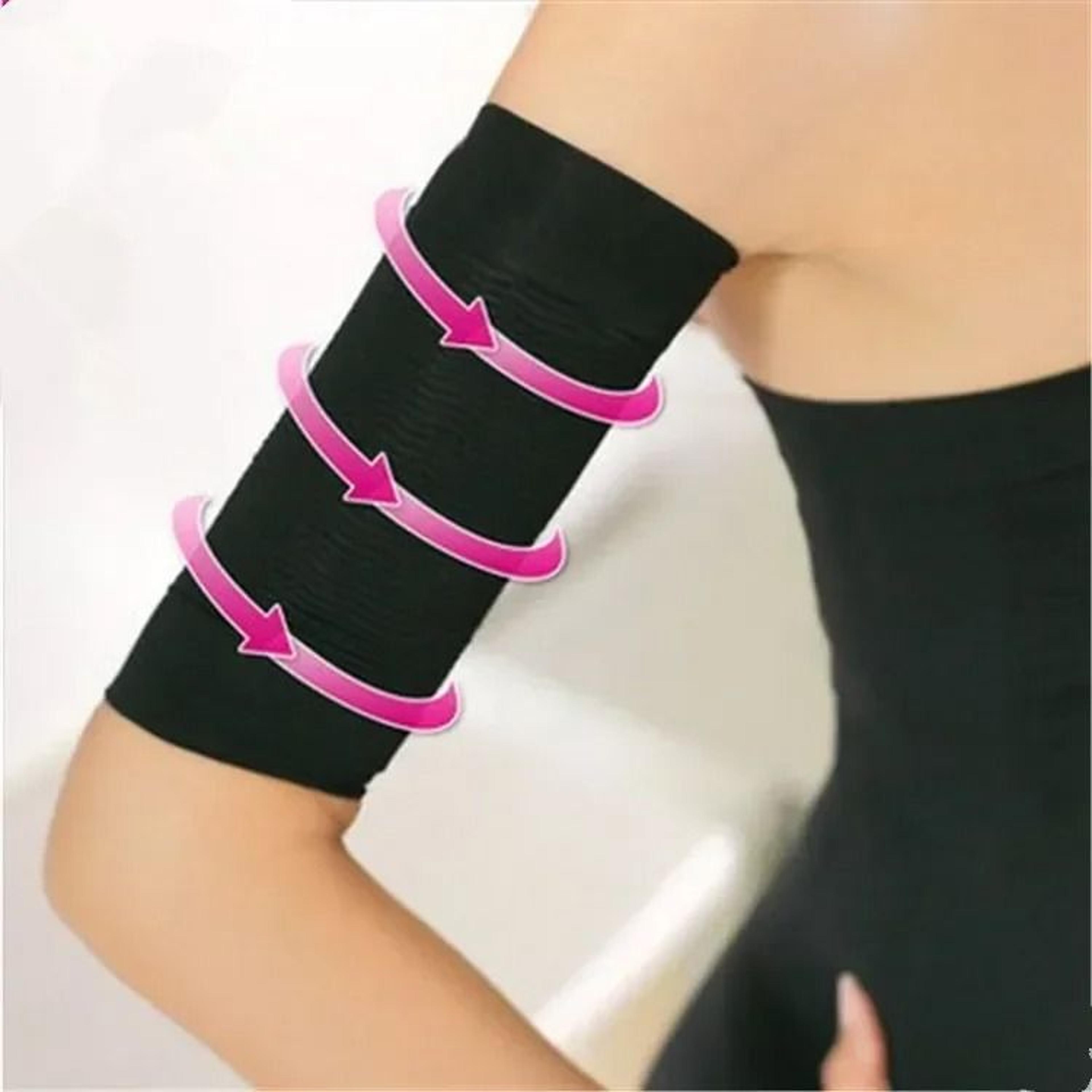 Slimming Arm Sleeves  Compression Weight Loss Fat Burning Massager Wraps 2